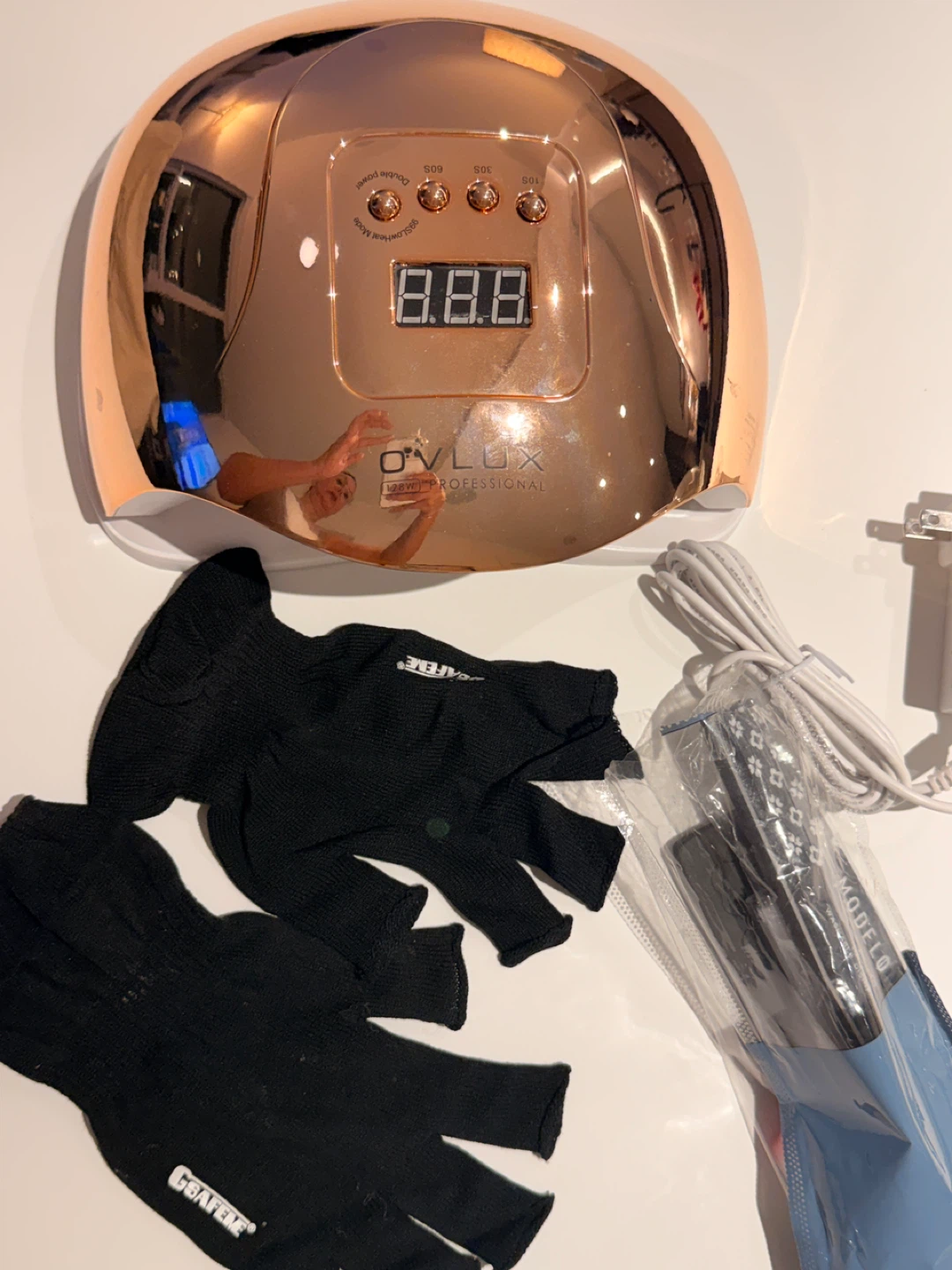 OVLUX 120W Professional Nail Lamp + Accessories