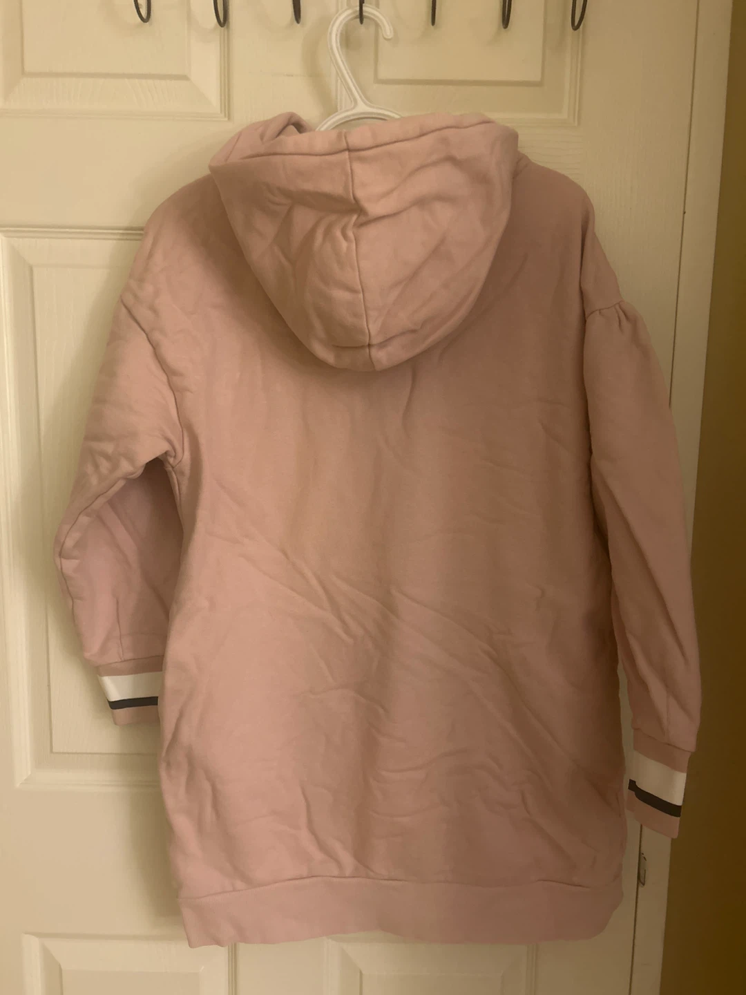 Long Light Pink hoodie S-M - photo 2