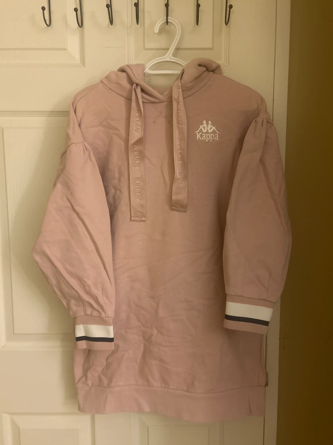 Long Light Pink hoodie S-M