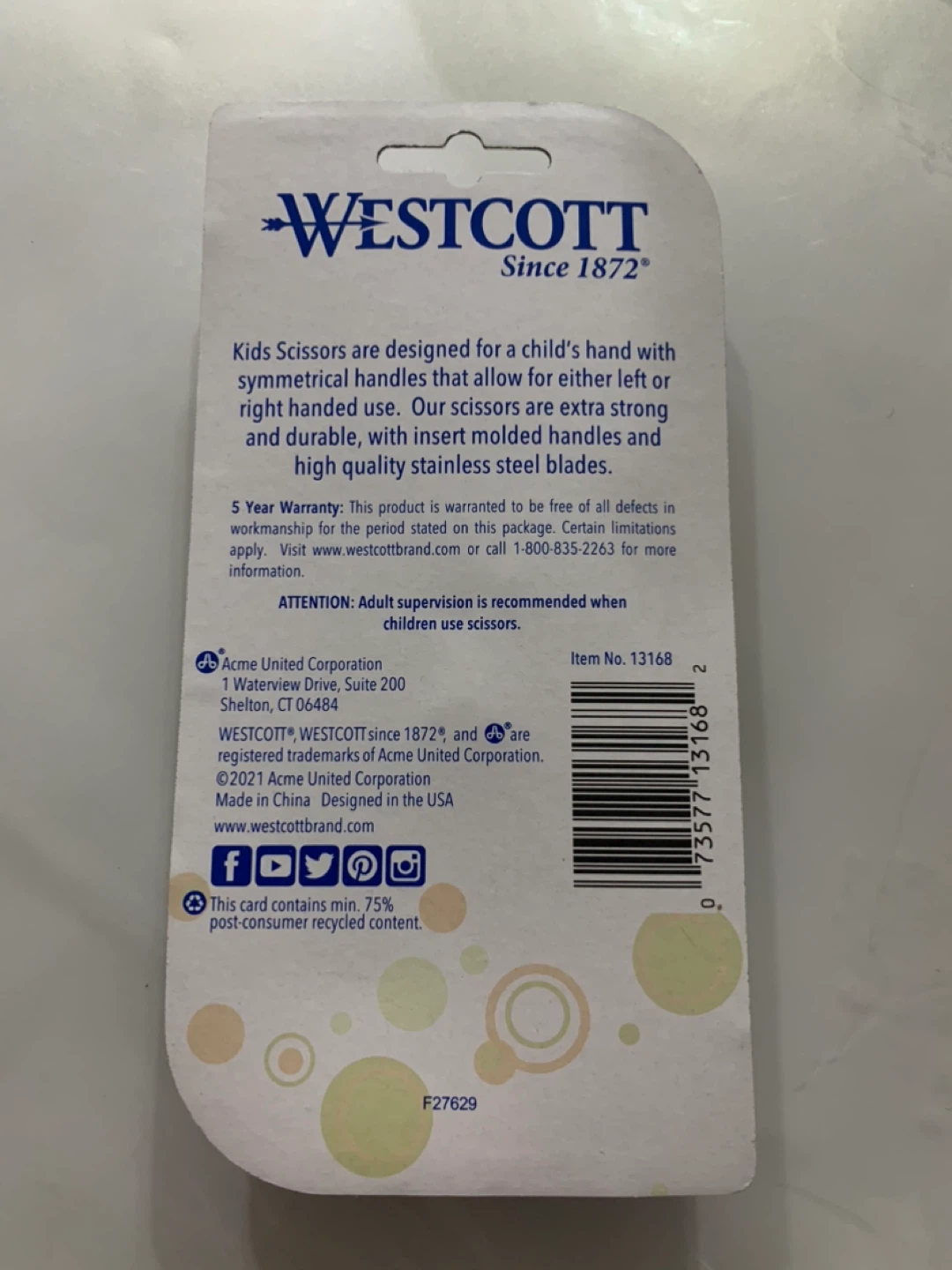 Westcott Kids Scissors, Ages 4+, Blunt Tip - New - photo 3