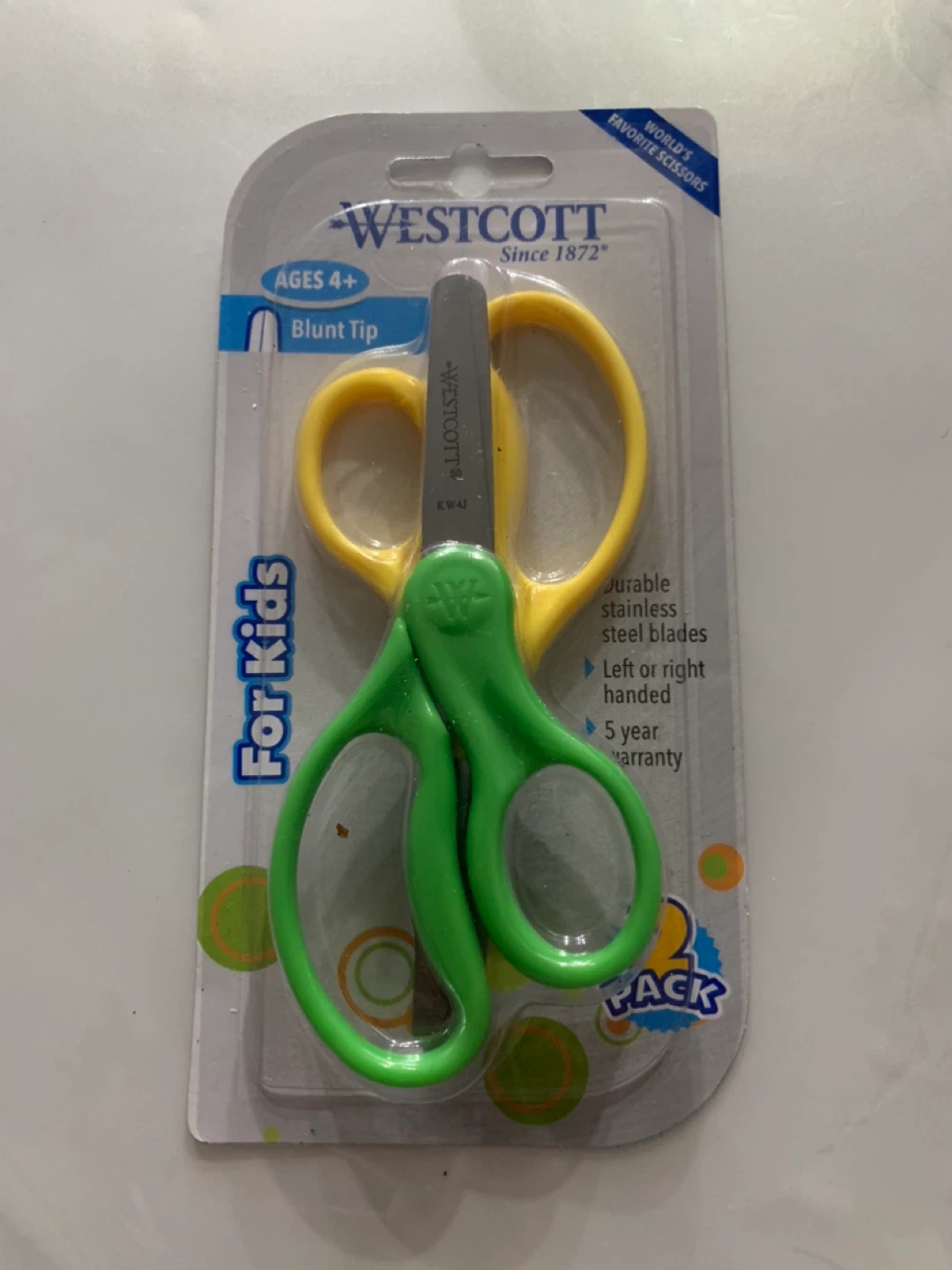 Westcott Kids Scissors, Ages 4+, Blunt Tip - New