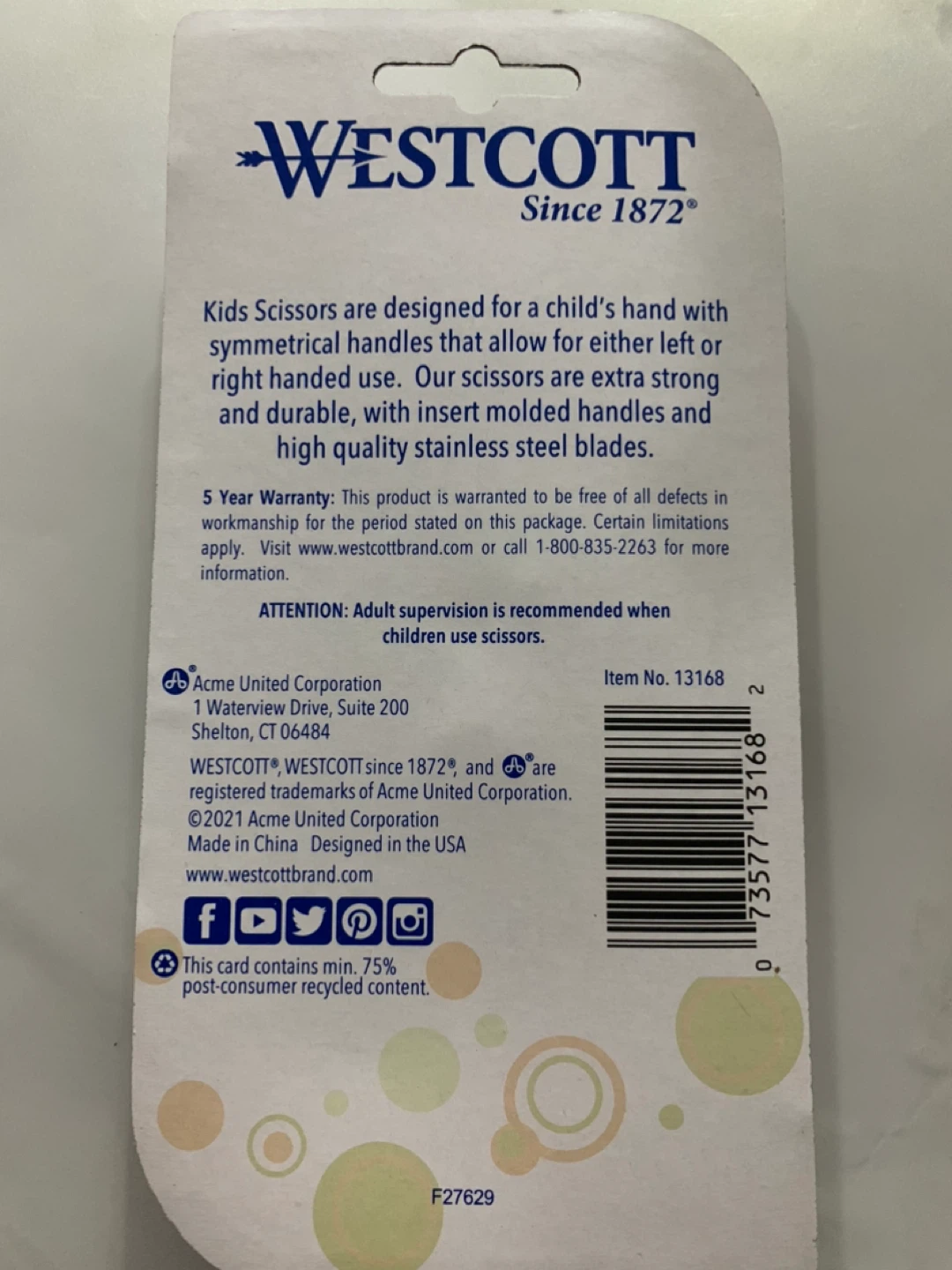 Westcott Kids Scissors, Ages 4+, Blunt Tip - New - photo 5