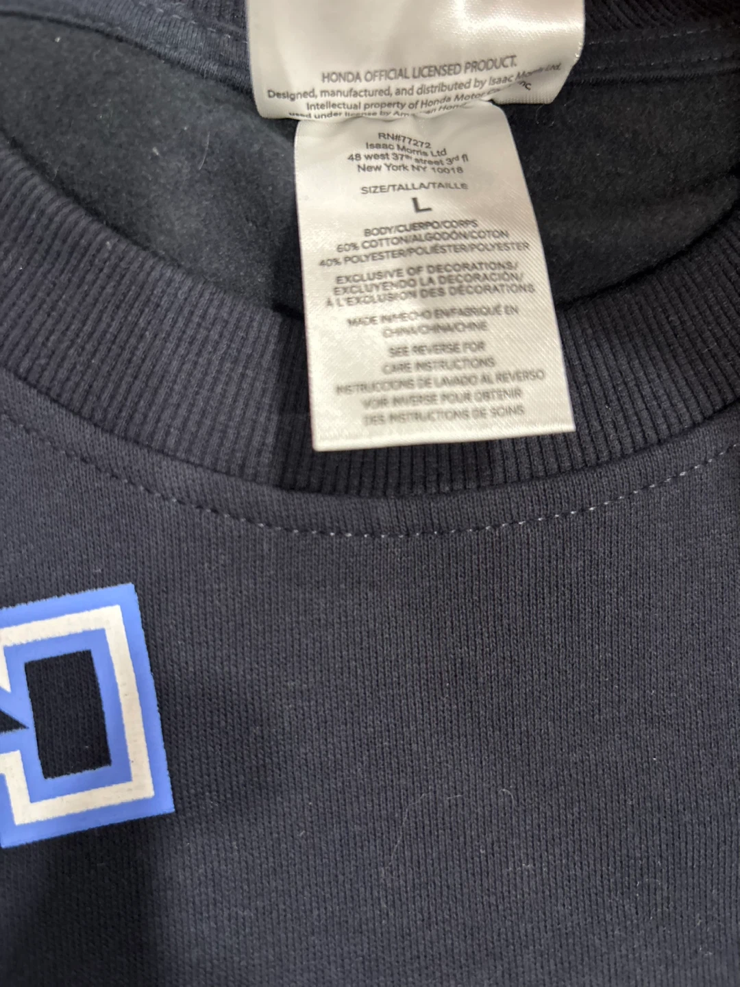 Honda Racing Sweatshirt - Size L - photo 4