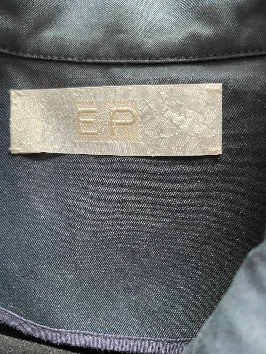 EP Navy Blue Trench Coat - photo 3
