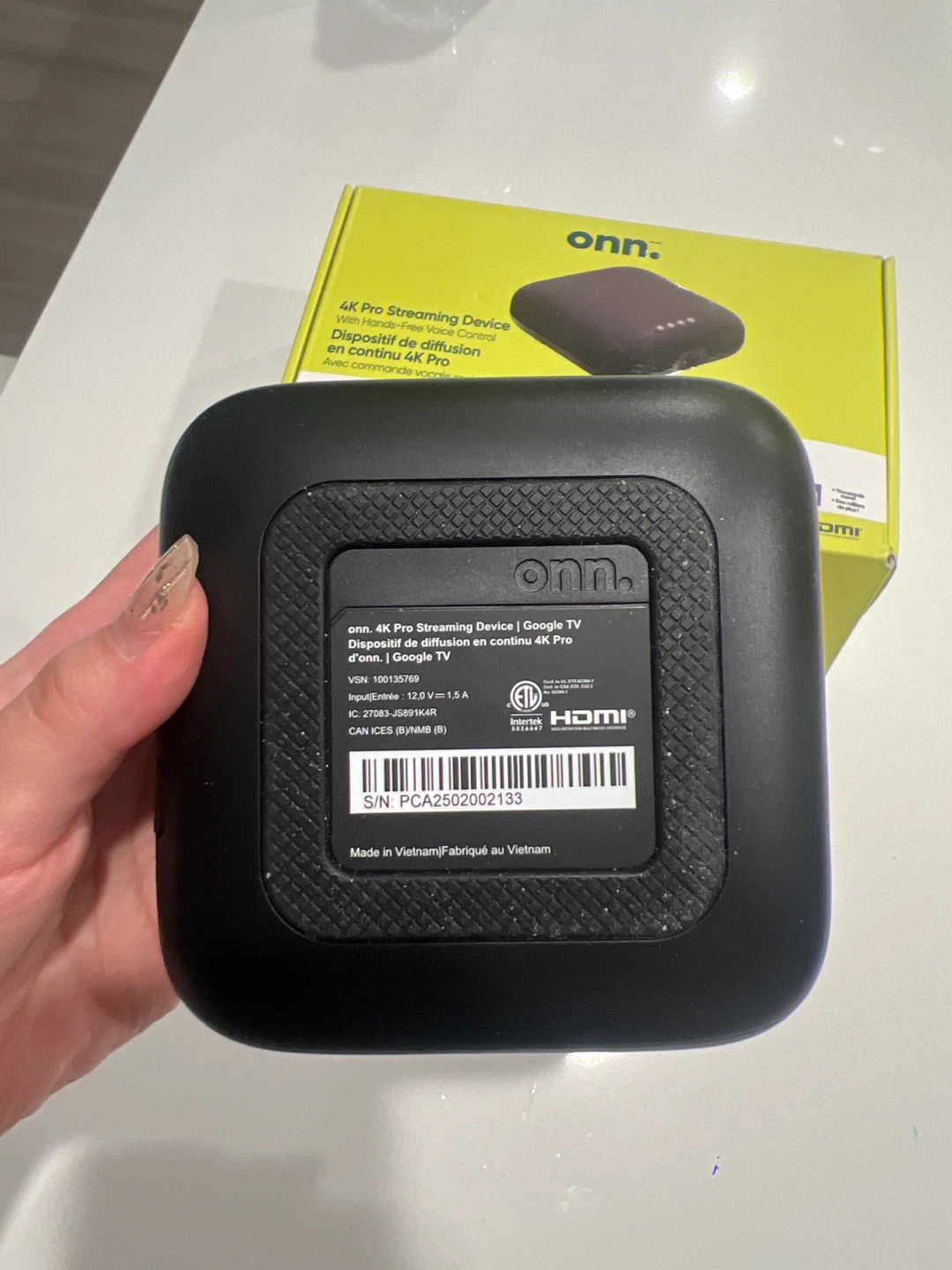 onn. 4K Pro Streaming Device - Google TV - photo 2