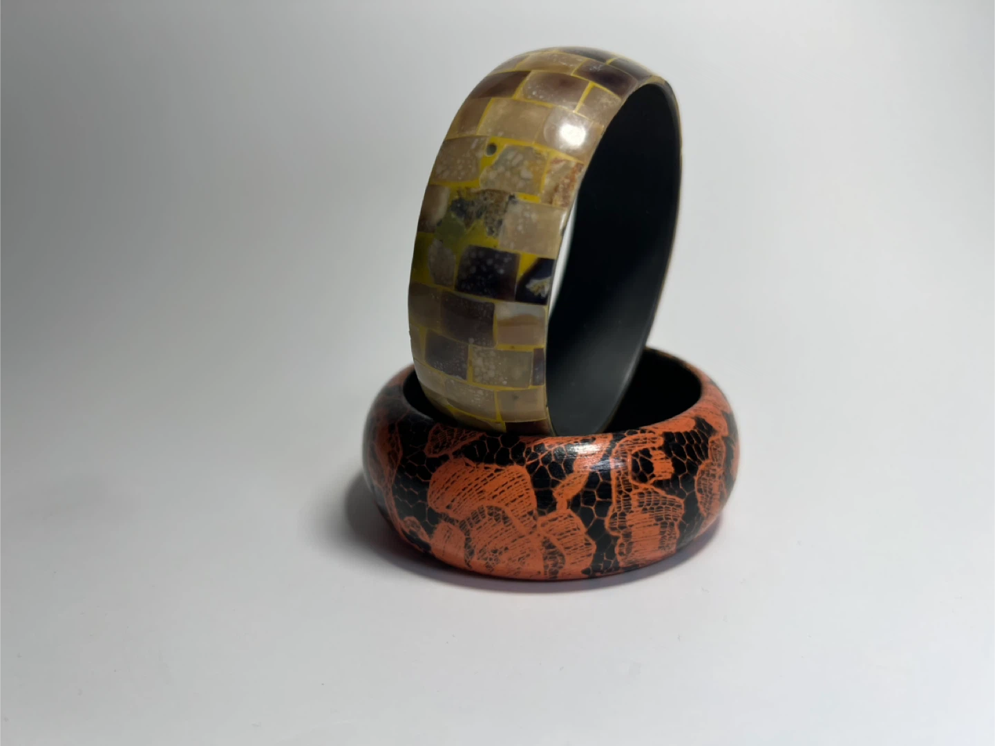 Handmade Wooden Bangle - photo 2