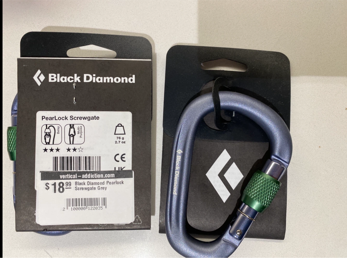 Black diamond PearLock Screwgate