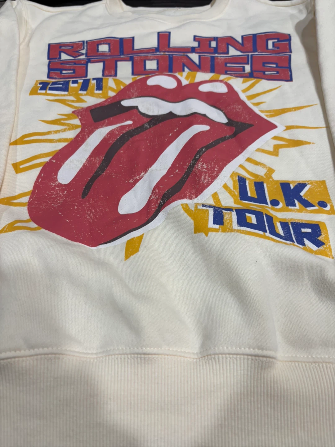 Rolling Stones 1971 U.K. Tour Sweatshirt - Size L - photo 4