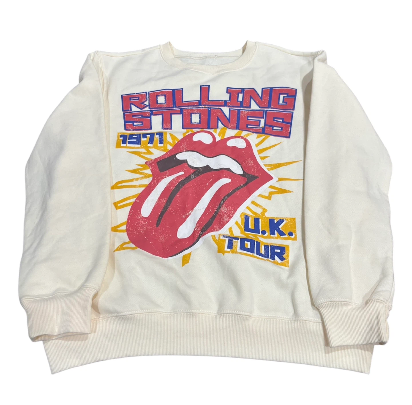 Rolling Stones 1971 U.K. Tour Sweatshirt - Size L