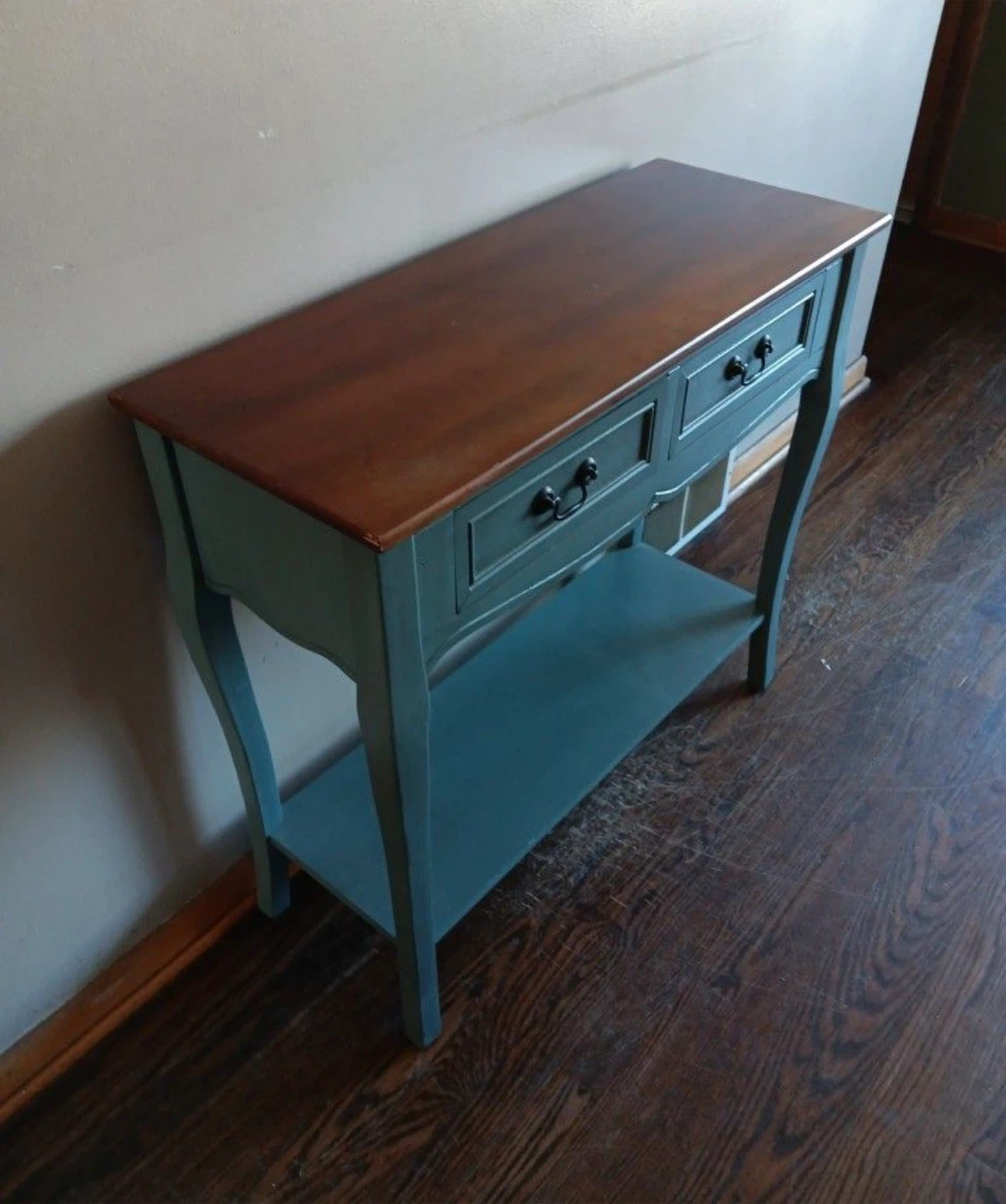 New Blue Console Table with Drawers check more pictures - photo 3