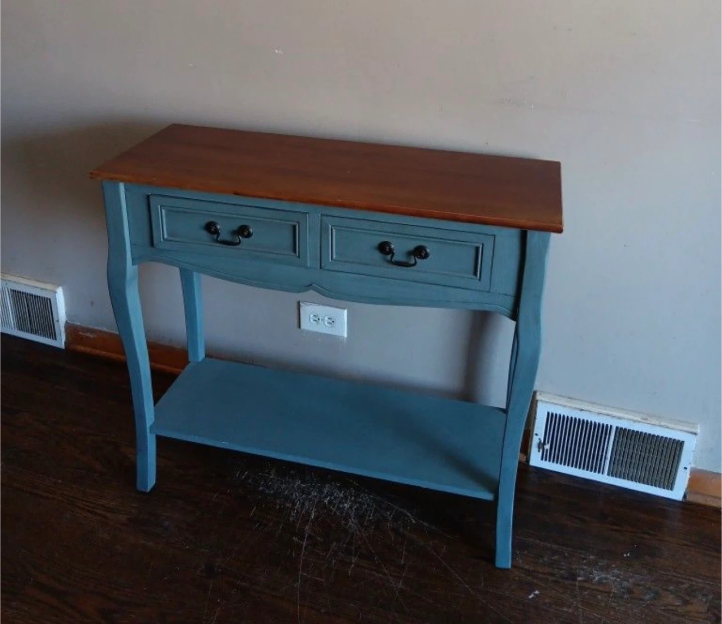 New Blue Console Table with Drawers check more pictures - photo 4