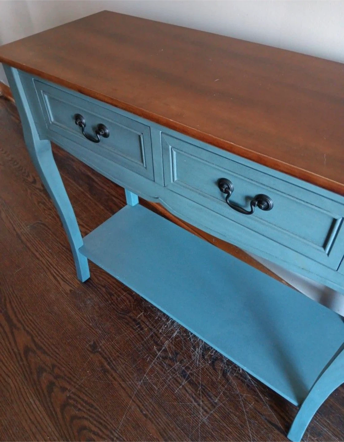New Blue Console Table with Drawers check more pictures - photo 2