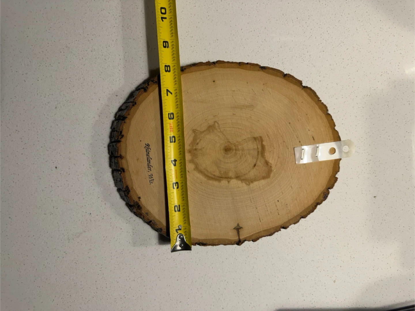 Eagle & Flag Wood Slice Wall Art - photo 2