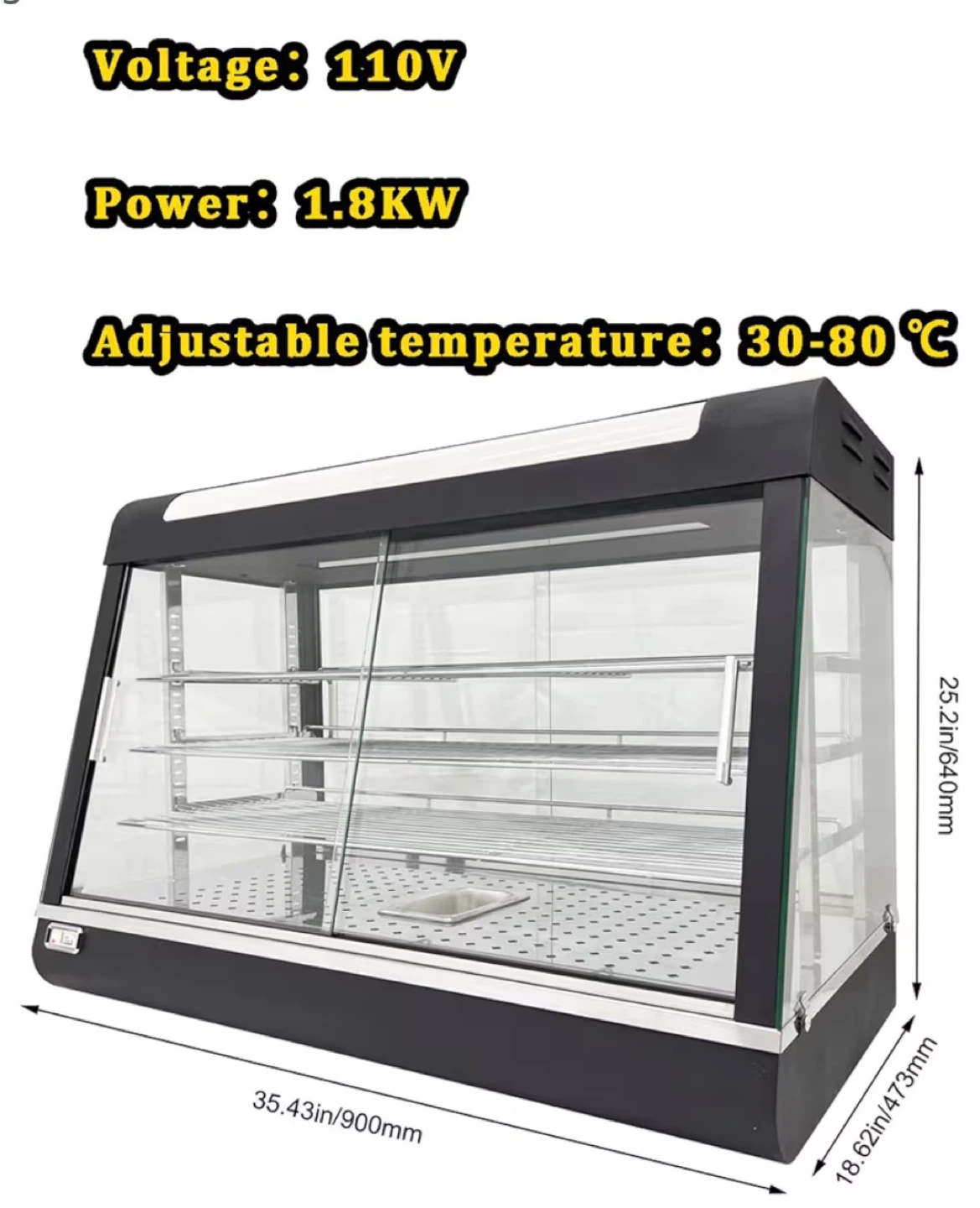 Commercial Food Warmer Display Case - photo 2