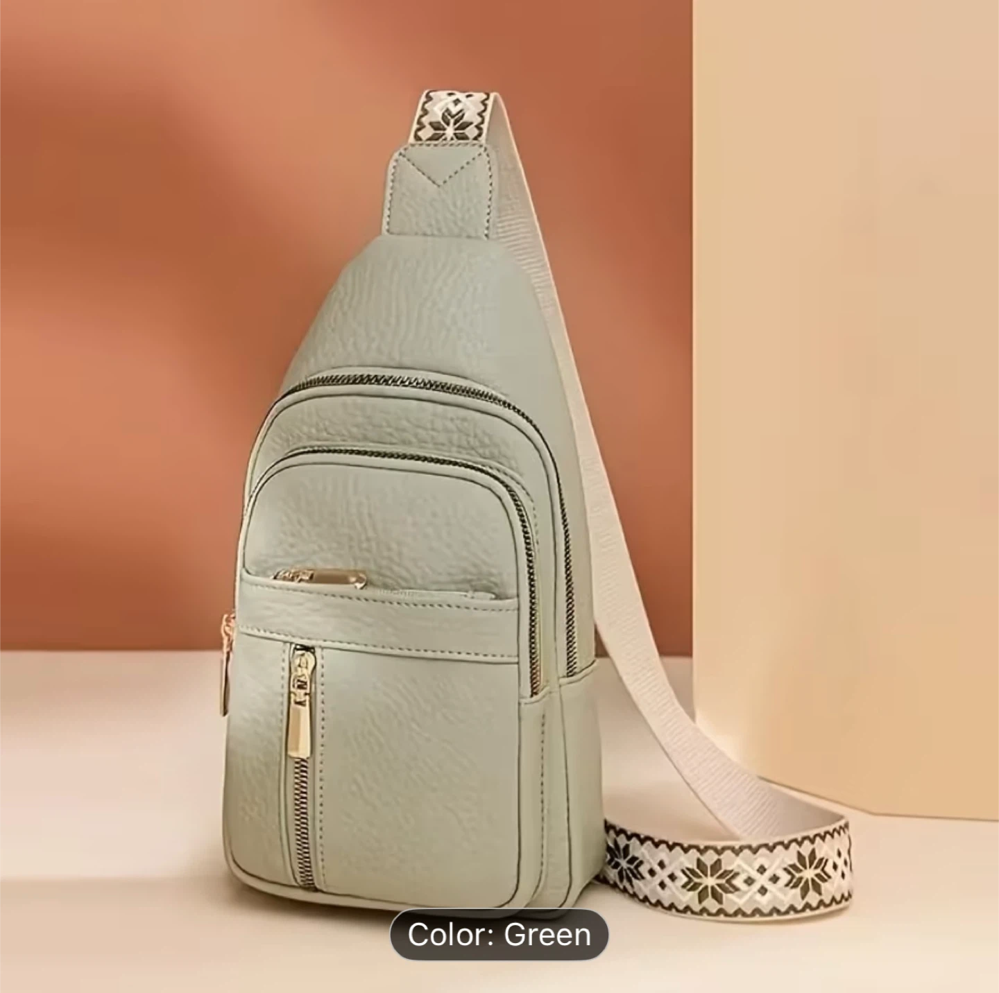 Vantage Green Sling Bag