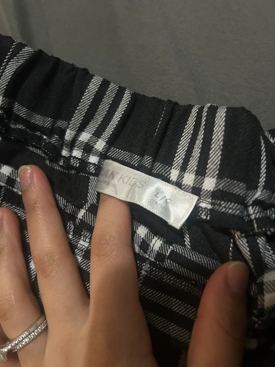 Black Plaid Skirt Urban Kids - Size L/G - photo 3
