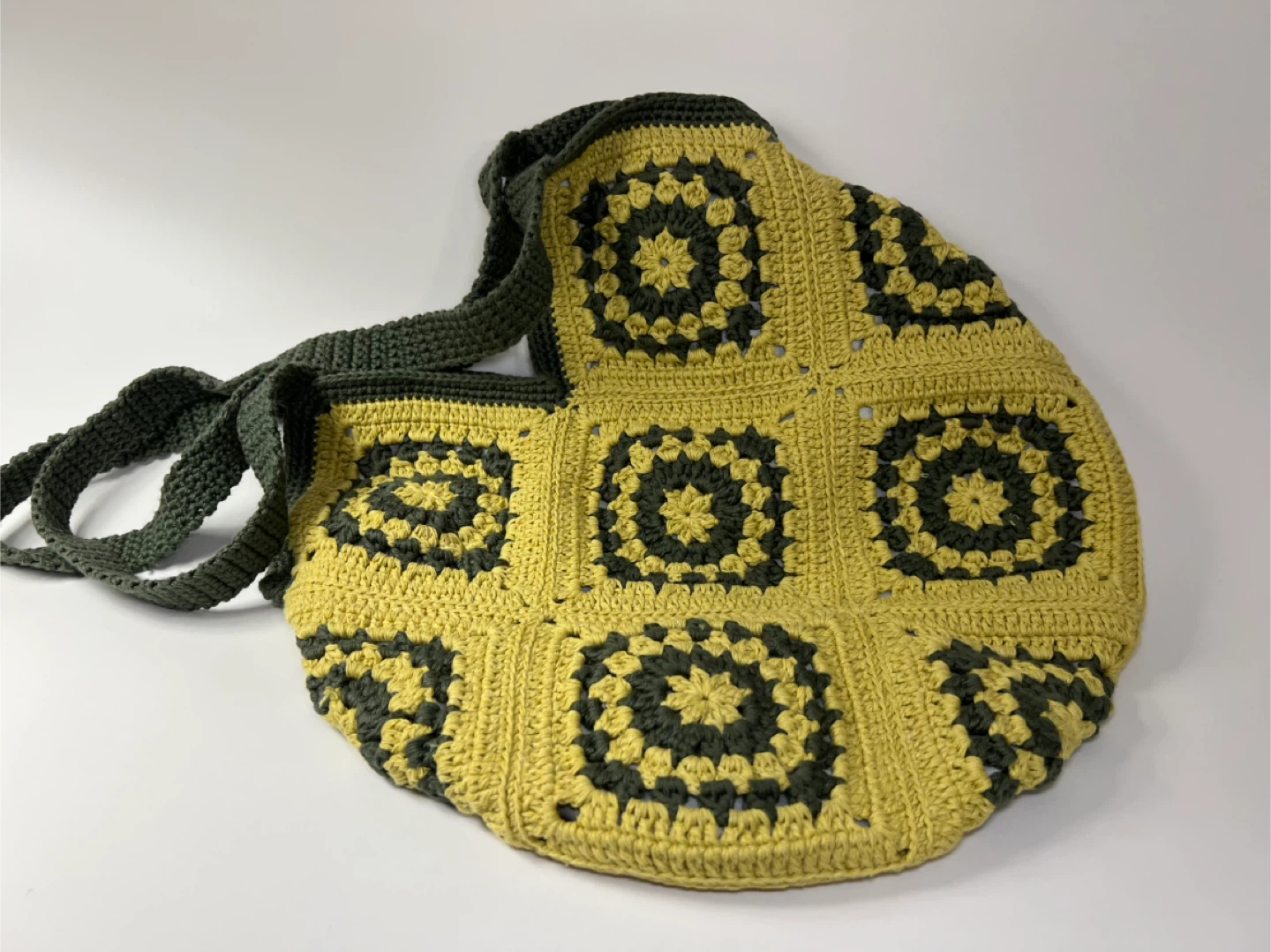 Handmade Crochet Bag Double-sides