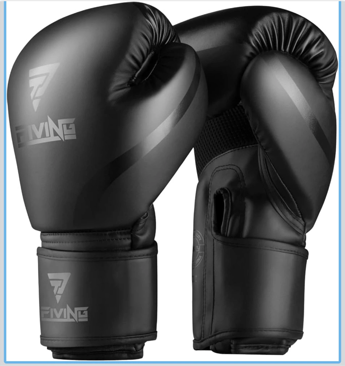 FIVMING Boxing Gloves - Black 10oz