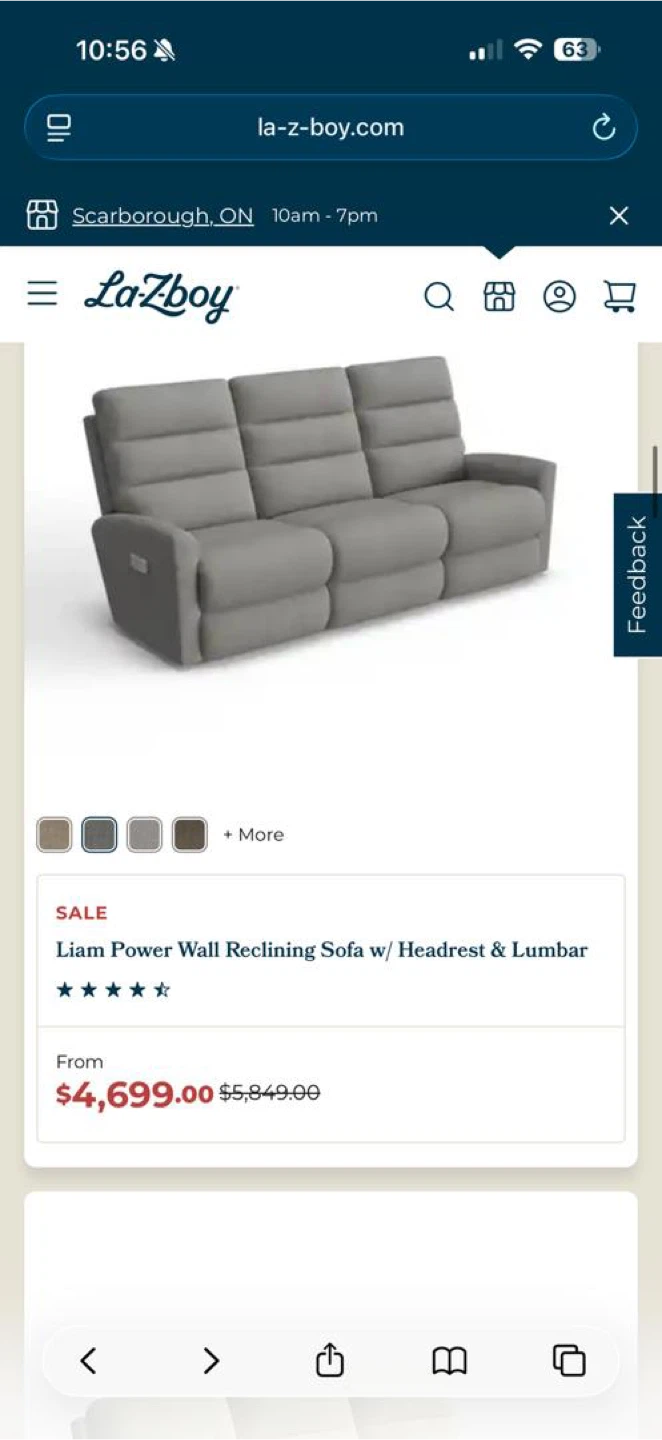 La-Z-Boy Recliner Sofa - photo 2