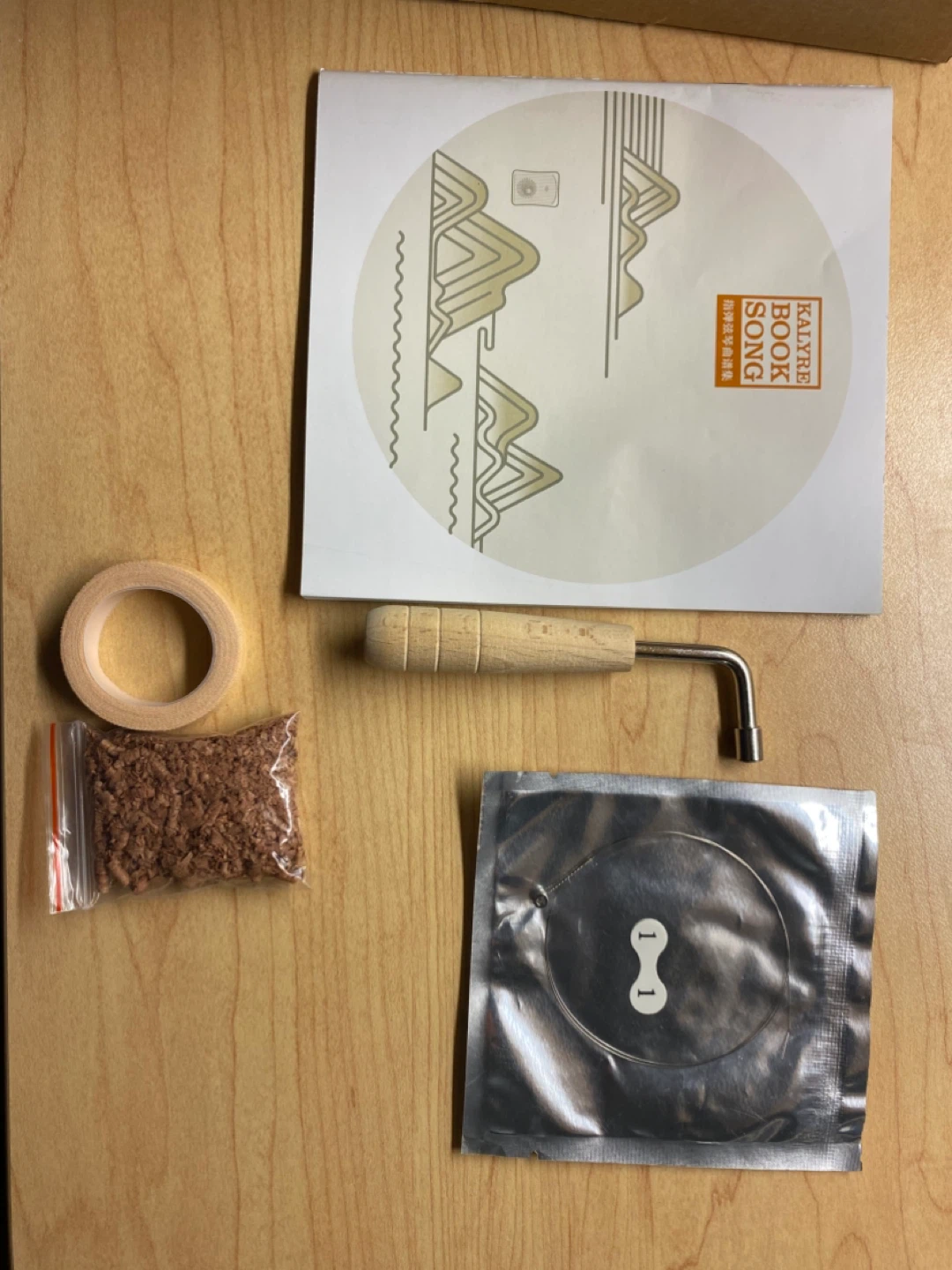 Hluru lyre kalimba string - photo 3