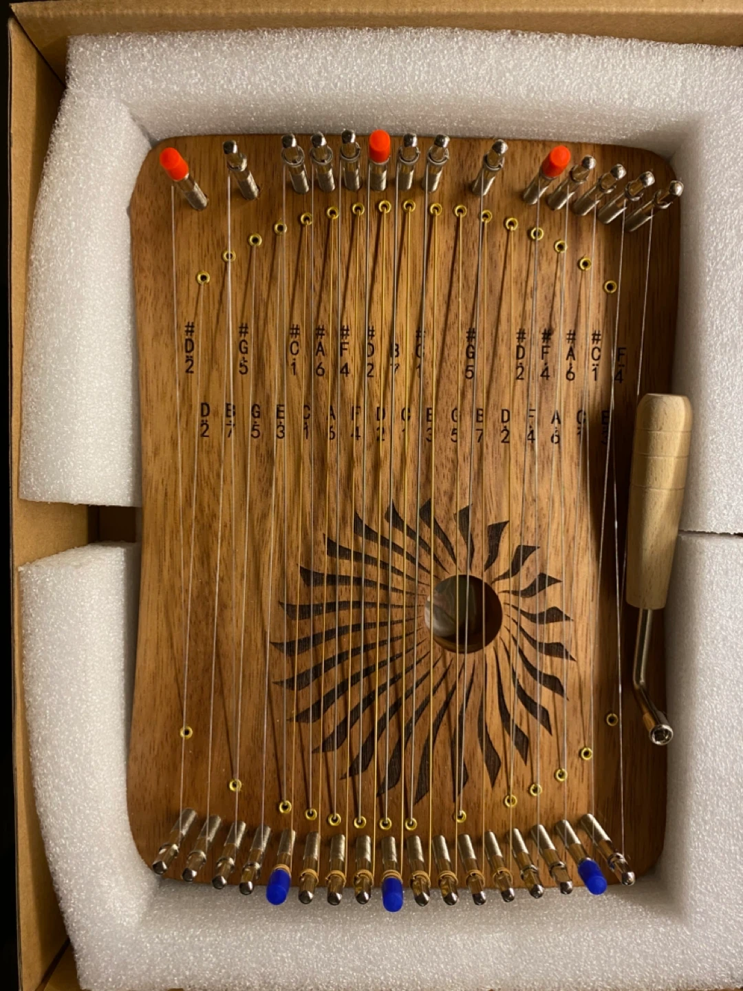 Hluru lyre kalimba string - photo 2