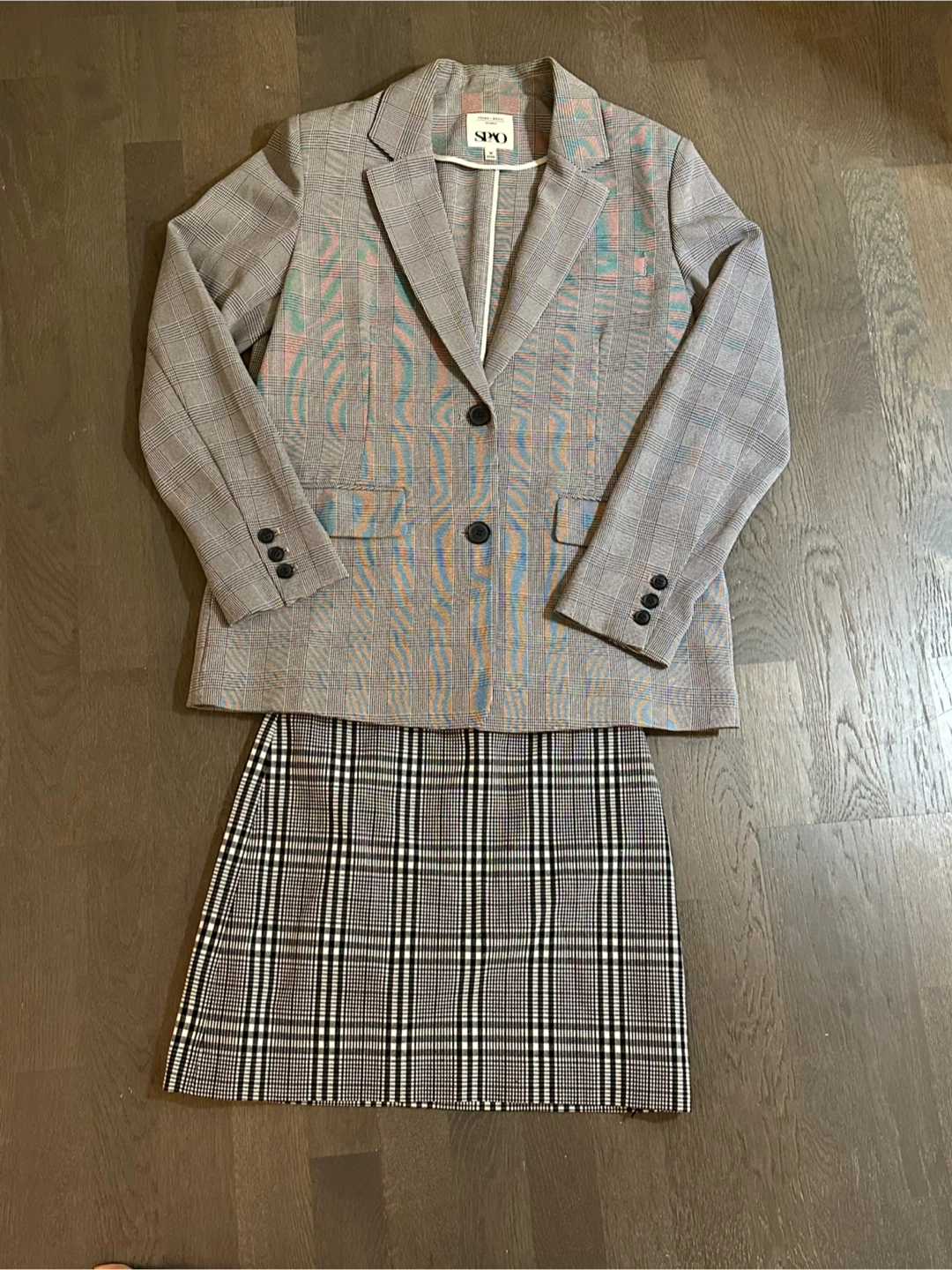 🇰🇷👩🏻‍💼SPAO Blazer & 8 Seconds Skirt Set