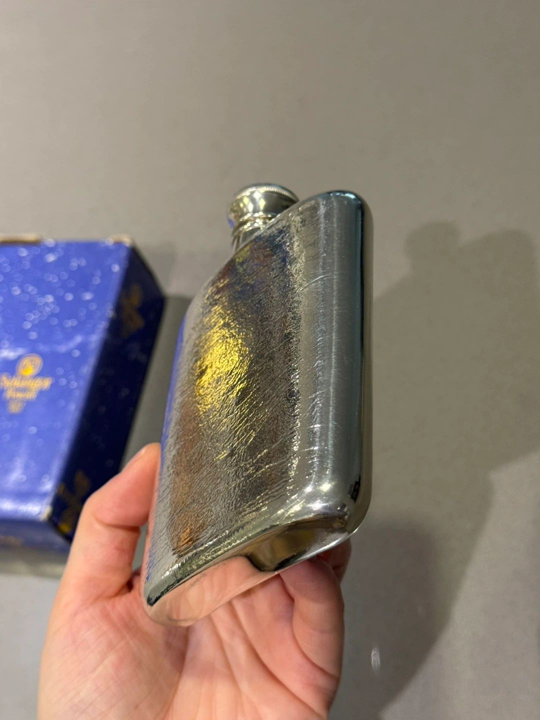 Selangor Pewter Flask like new with Box
