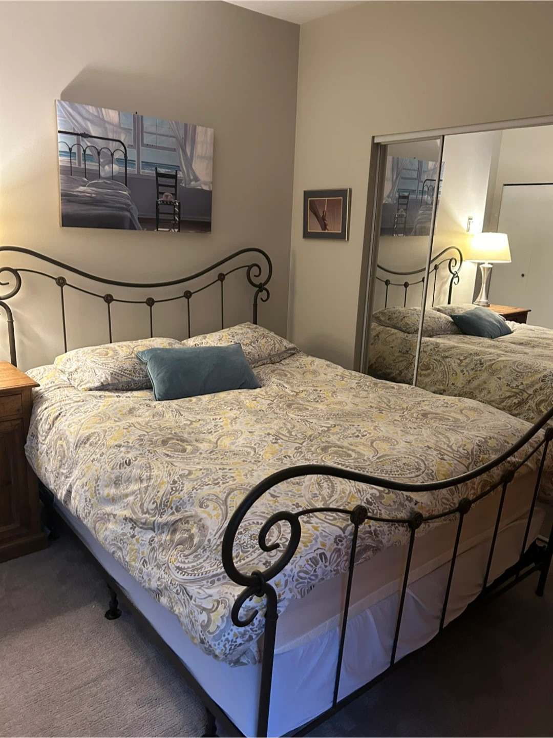 Wrought Iron Bed Frame - Queen - photo 2