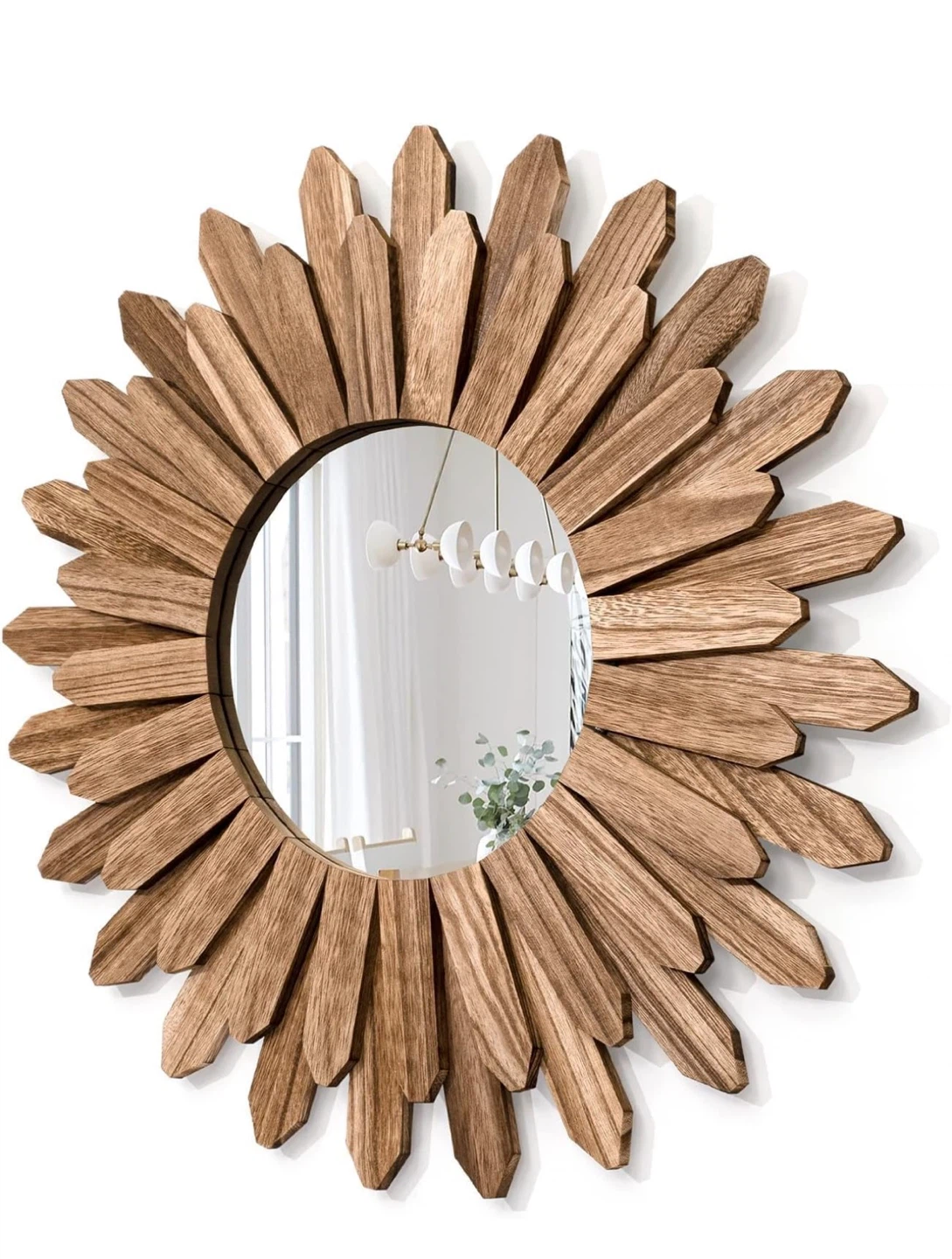 Emfogo Wooden Wall Mirror 21.26"