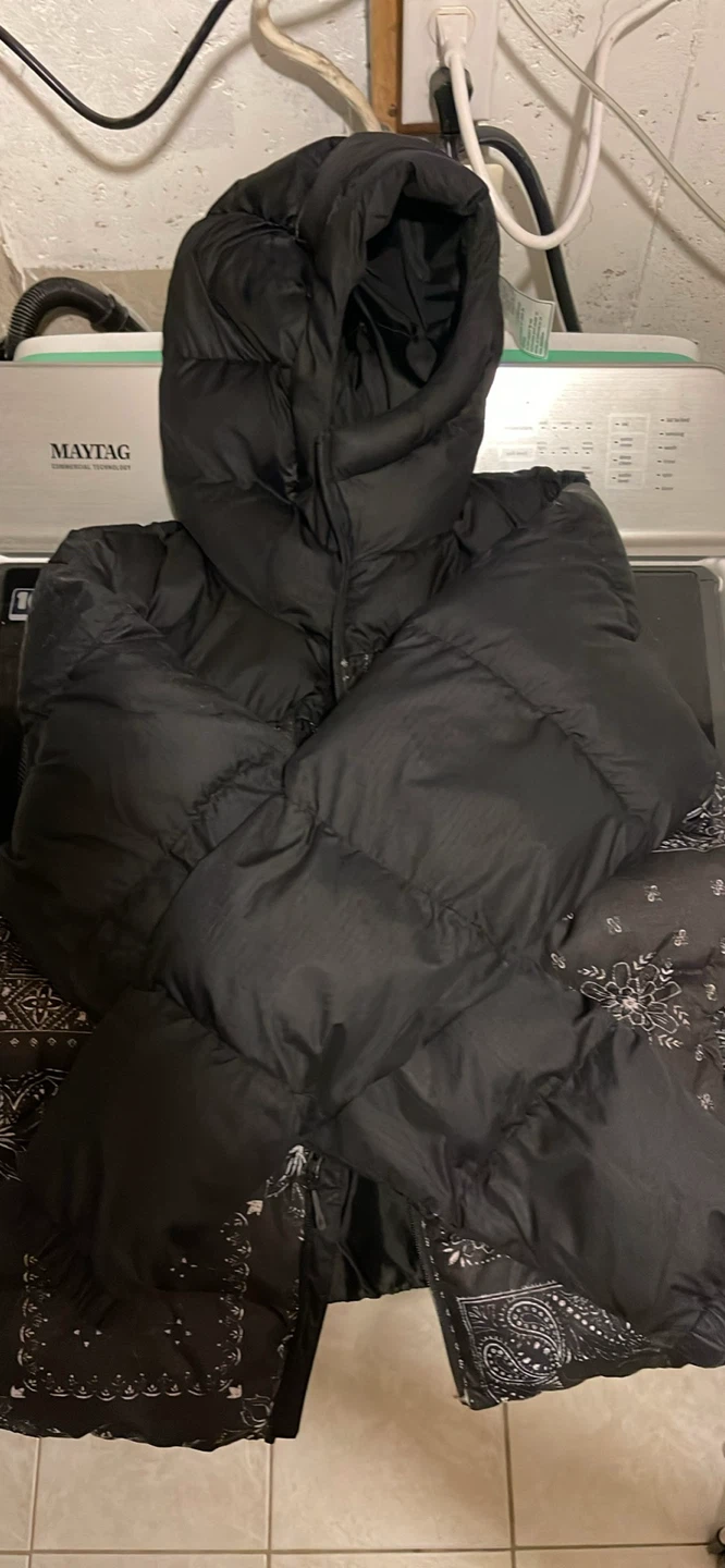The North Face Black Puffer Jacket Size M - photo 2