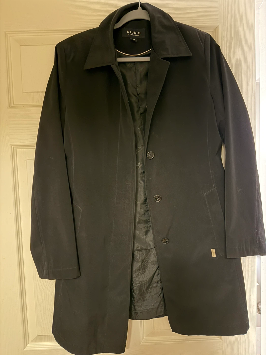 Studio by Liz Claiborne Black Coat - Size S/P