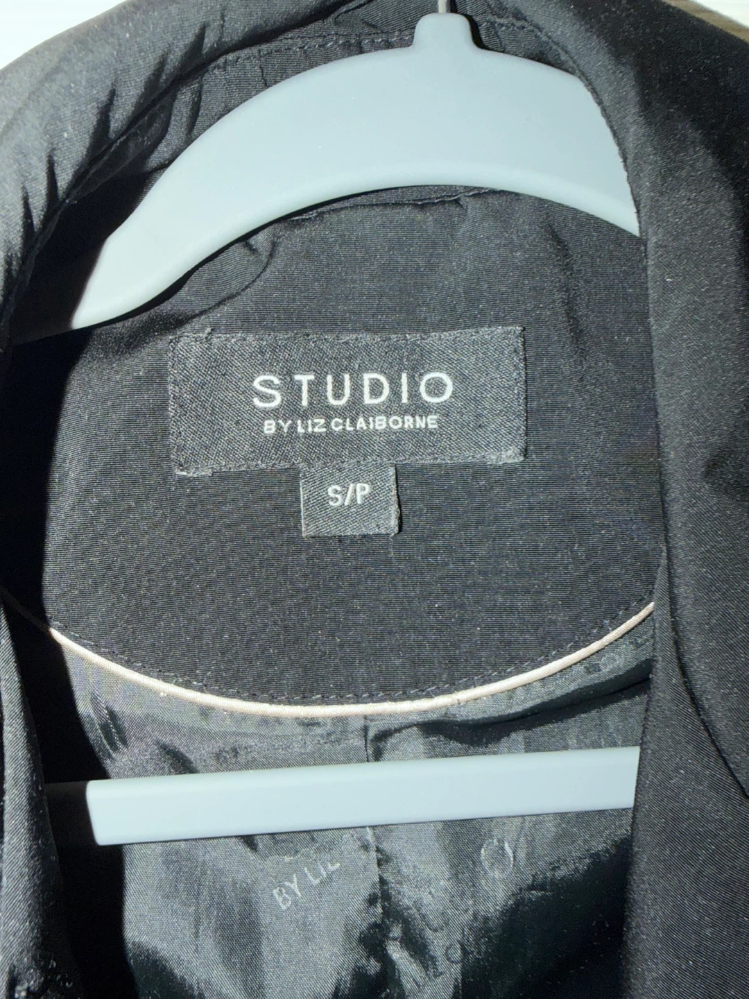 Studio by Liz Claiborne Black Coat - Size S/P - photo 2