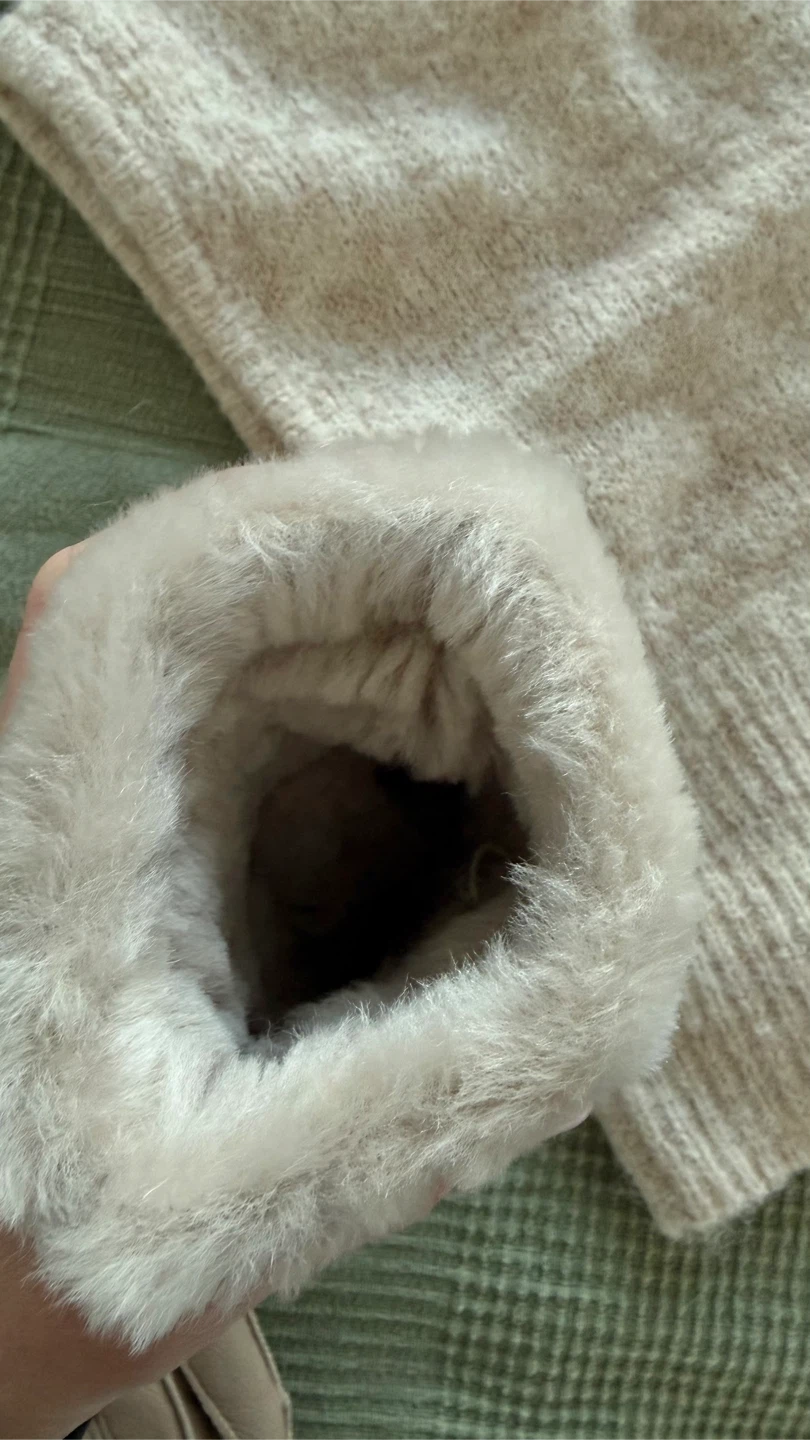 Warm Gloves & Balaclava Zara in beige - photo 2