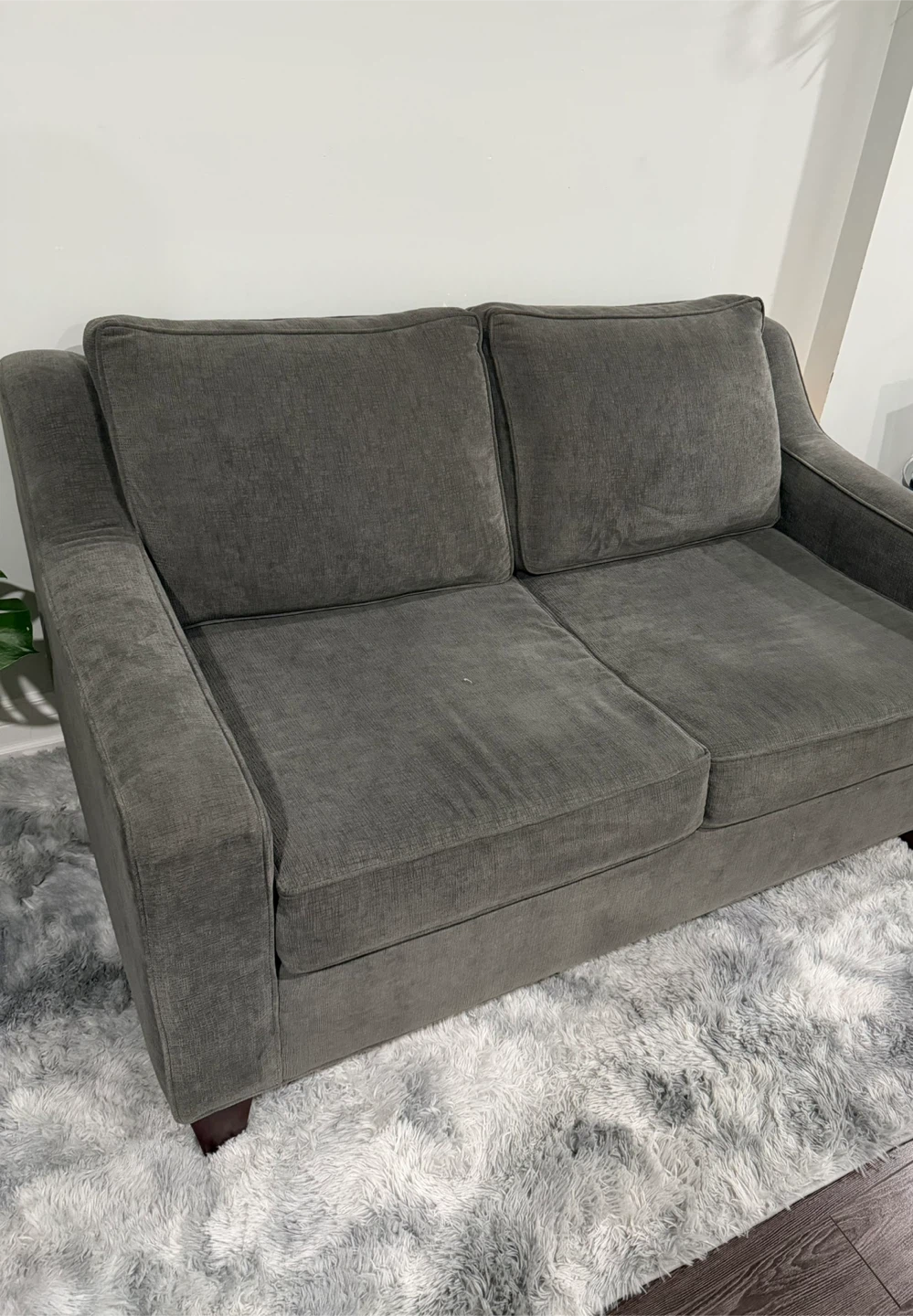 Grey Loveseat Sofa - photo 4