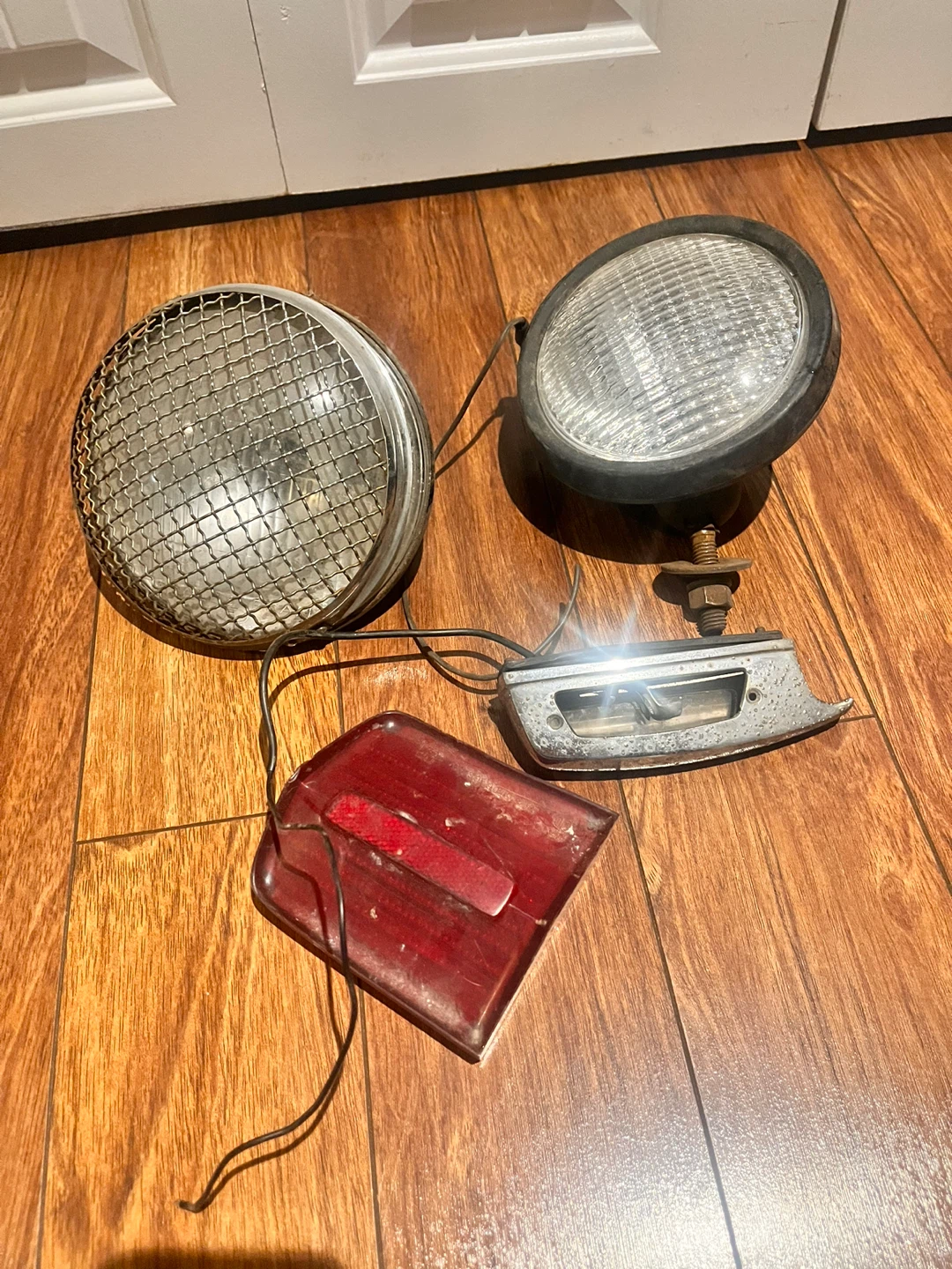 Assorted Vintage Car Lights