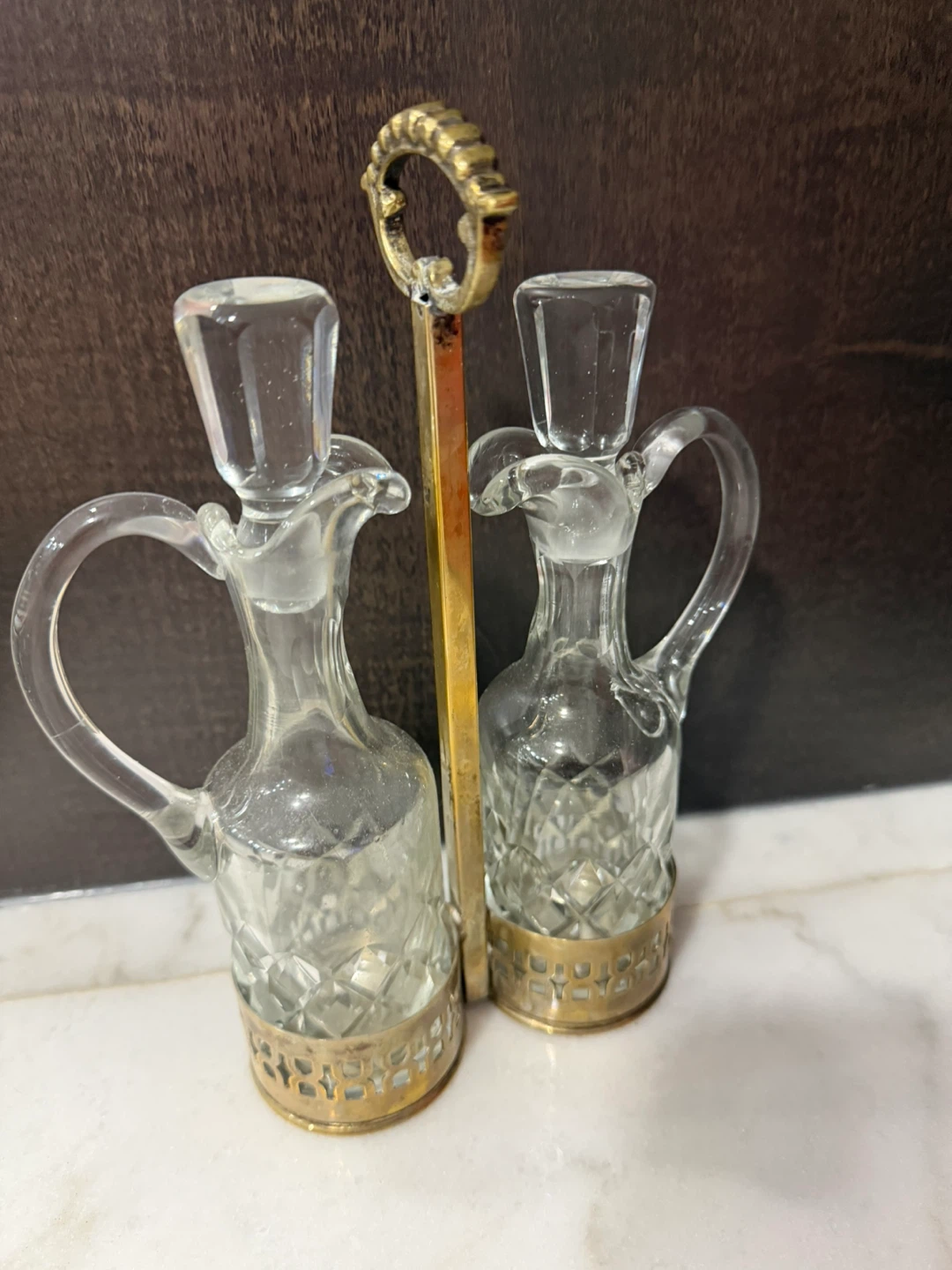 Vintage  Oil & Vinegar Set