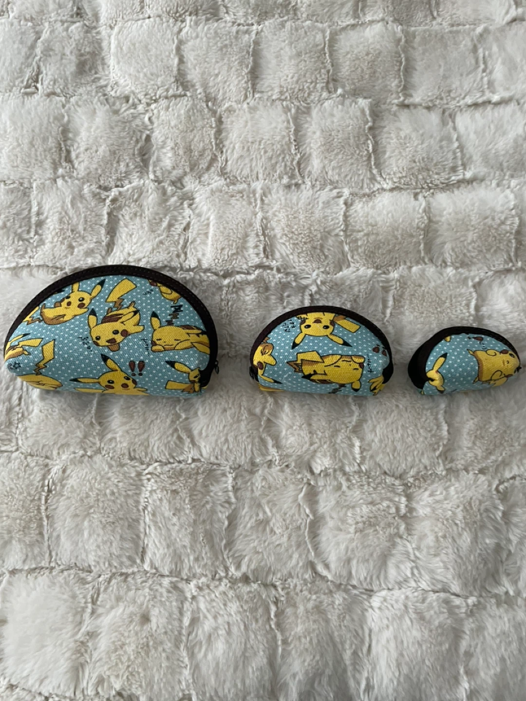 Pikachu Coin Purse Set of 3