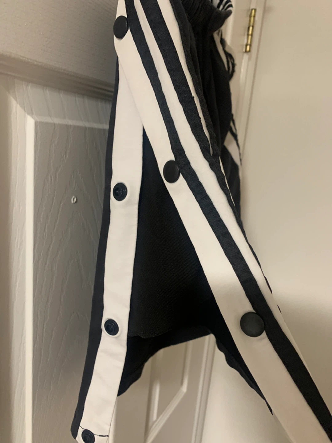 Adidas Black & White Stripe Shorts - photo 2