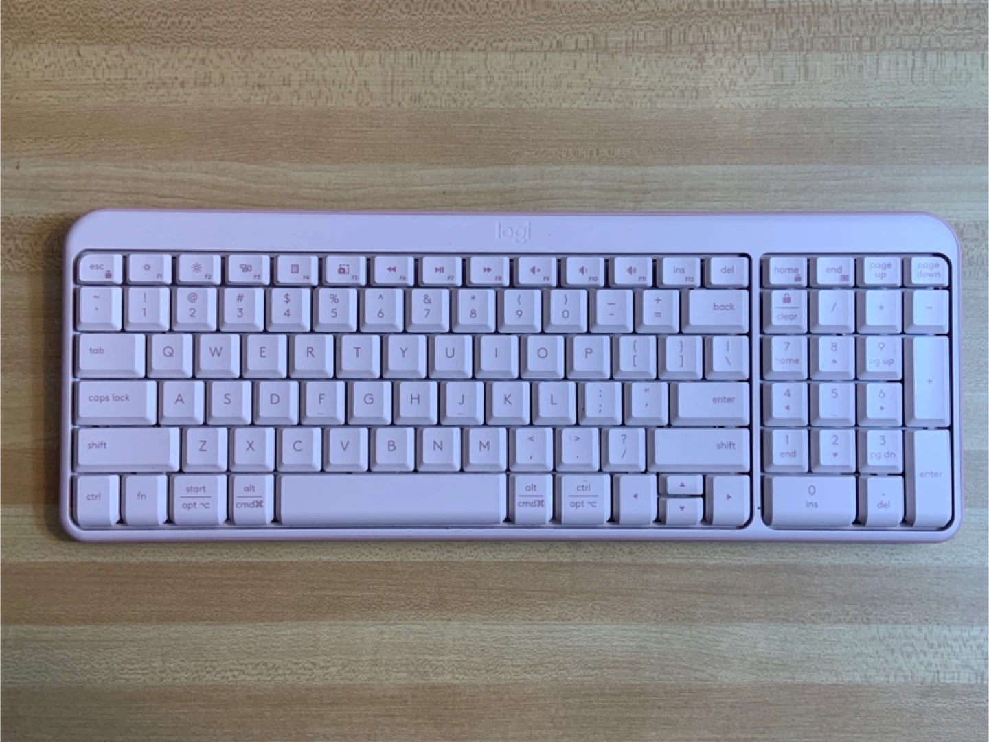 Logitech MK250 Pink Wireless Keyboard & Mouse – Like New - photo 2