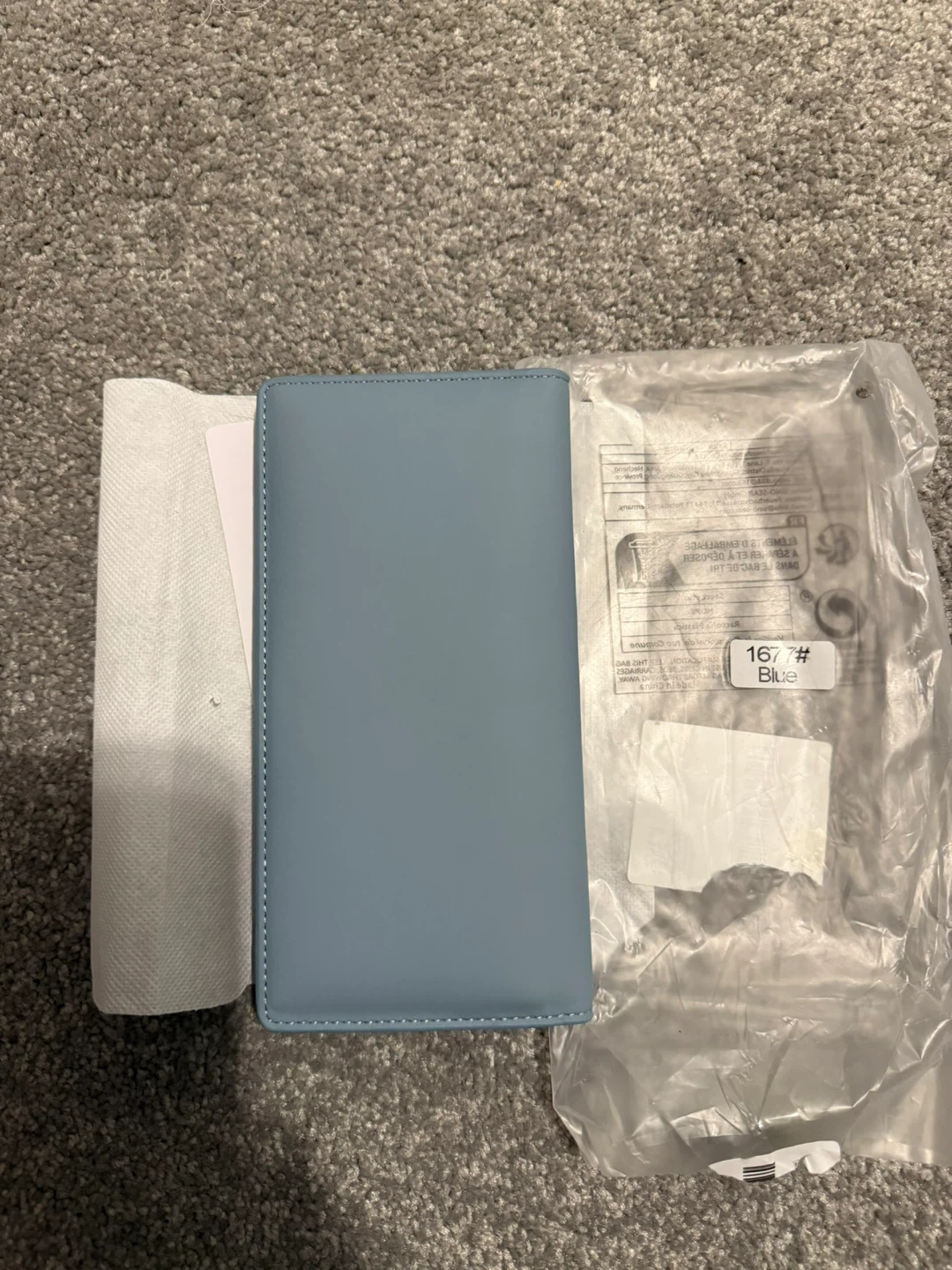 New Blue Wallet