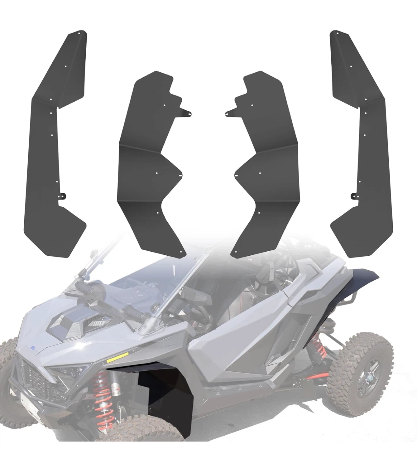 A & UTV PRO Mud Flaps for Polaris RZR PRO XP
