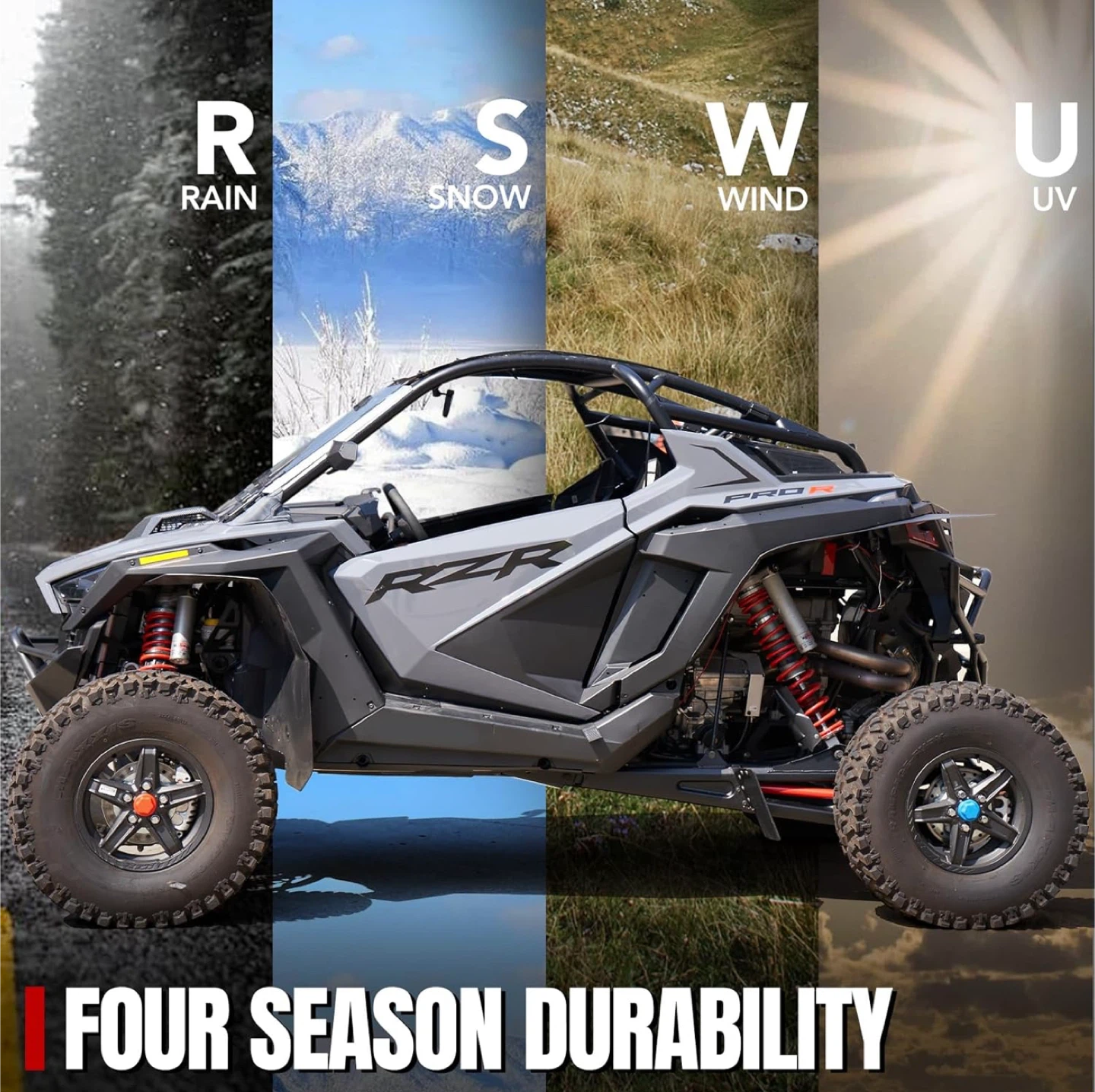 A & UTV PRO Mud Flaps for Polaris RZR PRO XP - photo 3