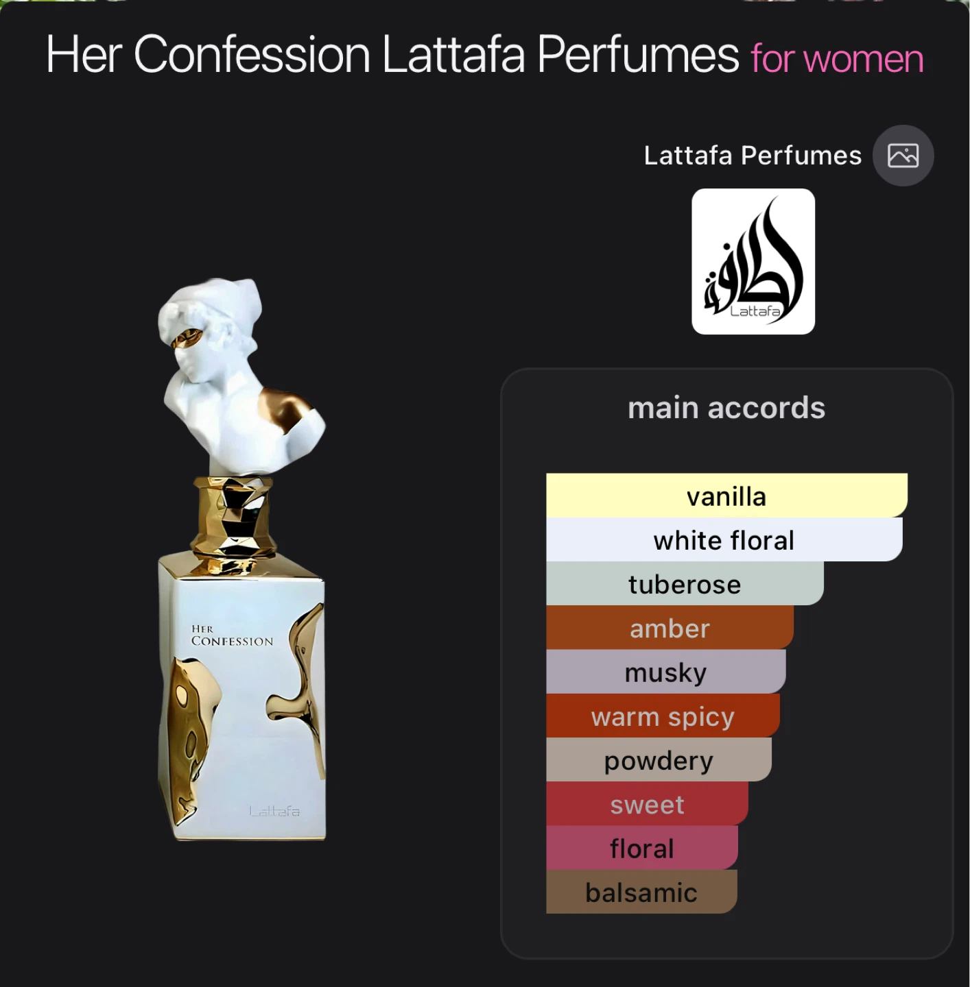 Lattafa Her Confession Perfume for Women - photo 3