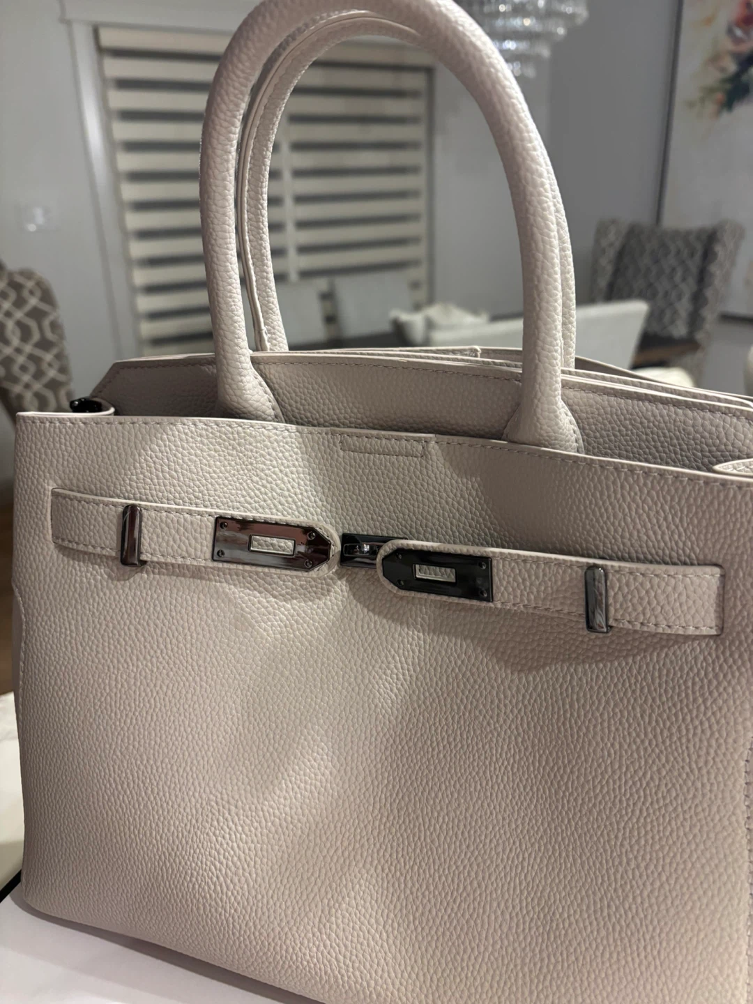 Beige Tote Bag