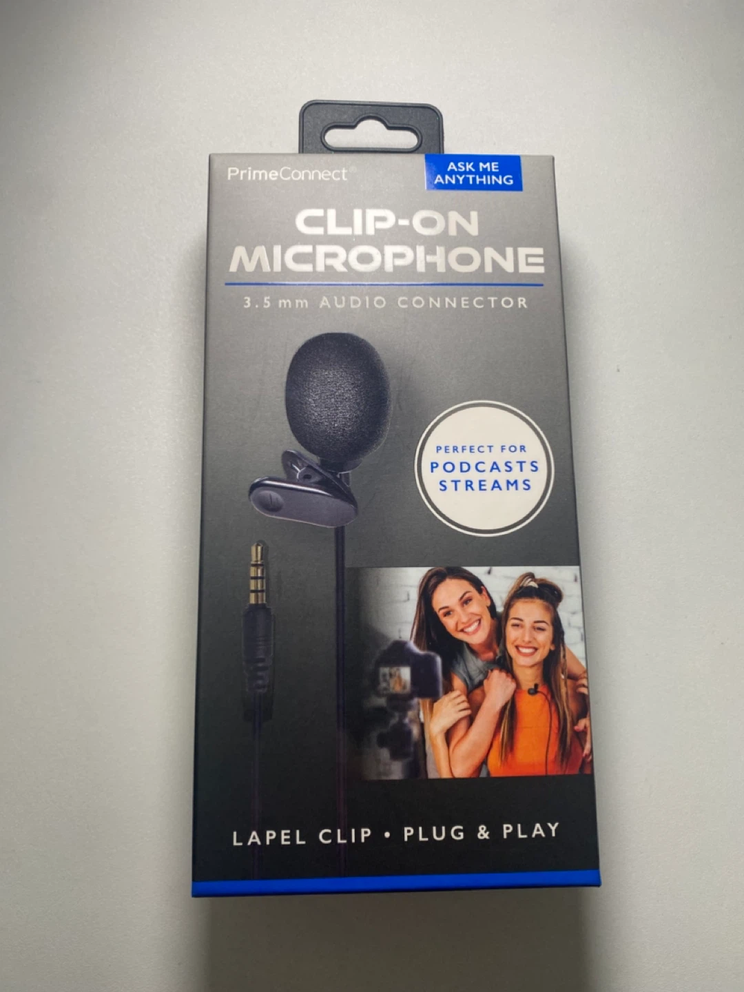 PrimeConnect Clip-on Microphone - New in Box!
