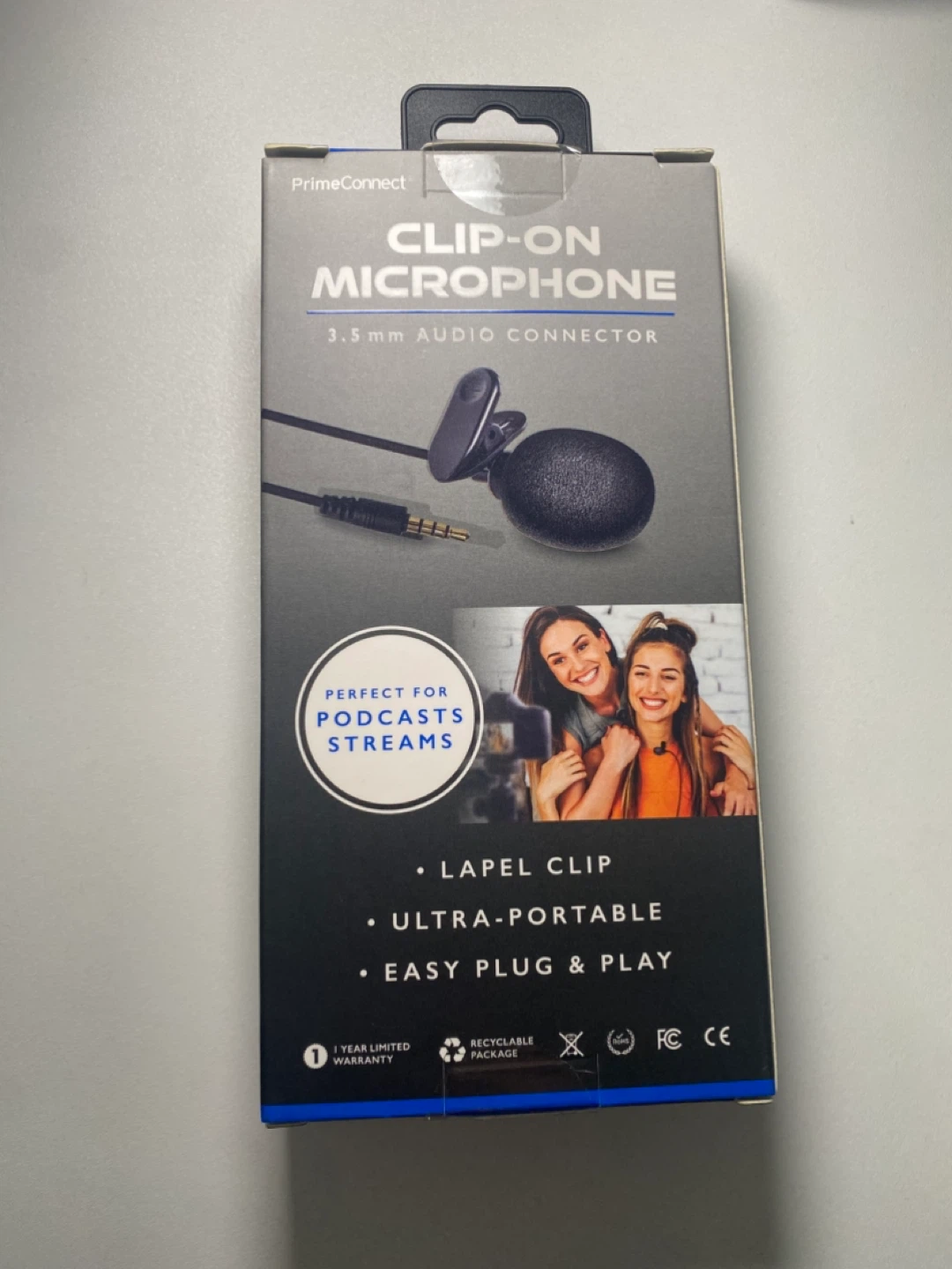 PrimeConnect Clip-on Microphone - New in Box! - photo 2
