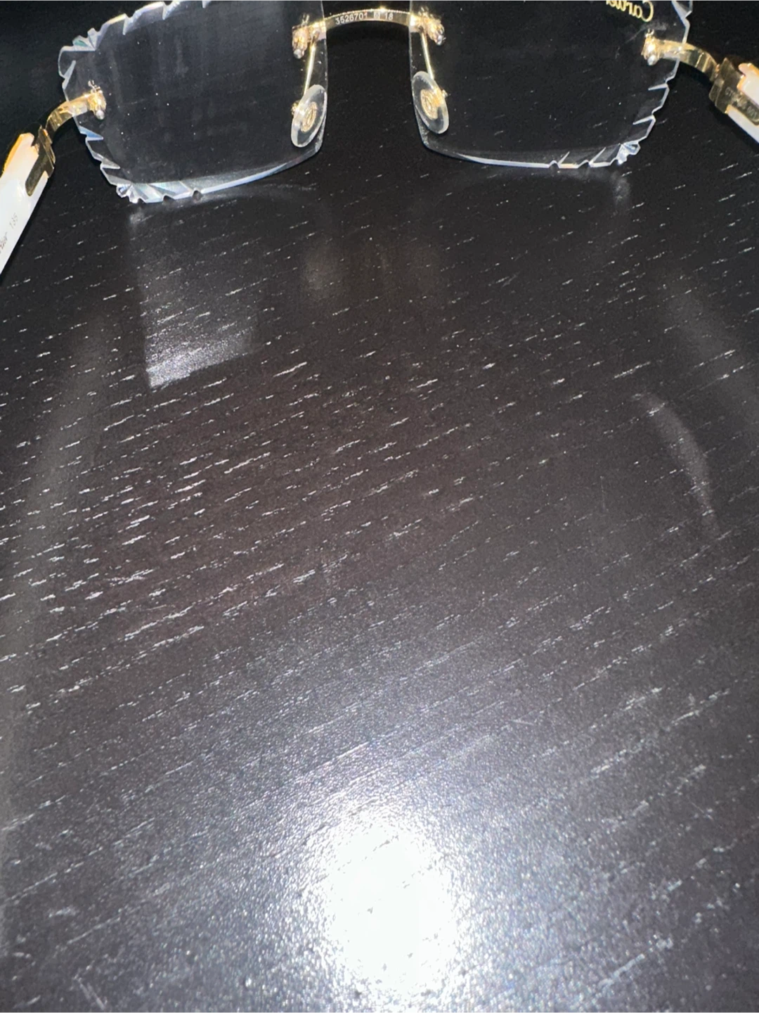 White acetates with diamond cuts - photo 3