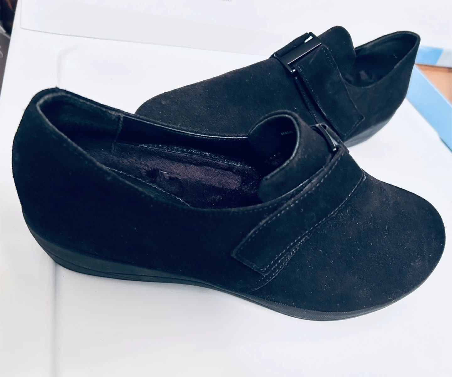 Brand new Black suede Leather Shoes: $200 retail - photo 4