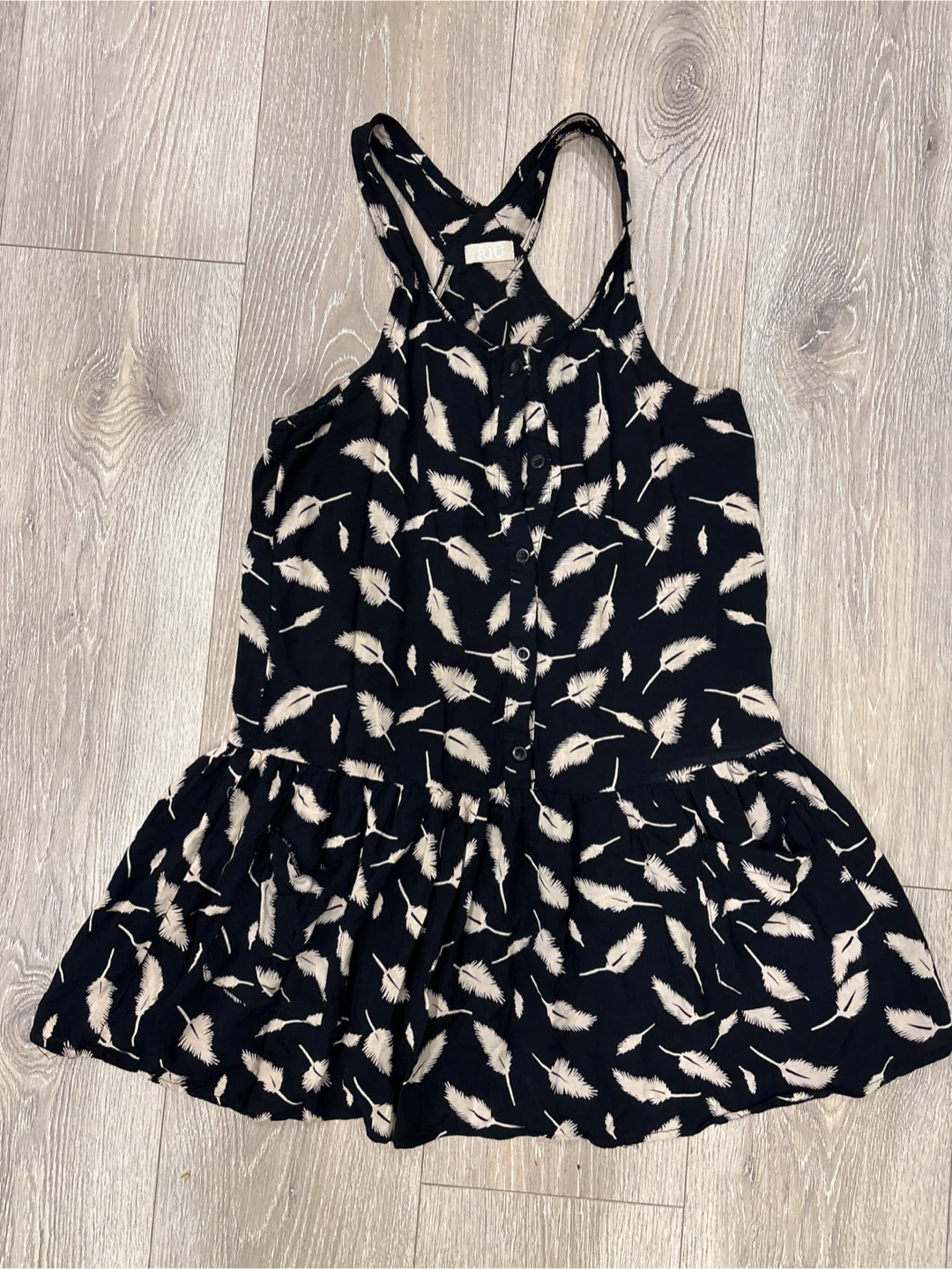 Feather Print Dress - Size Small - photo 5
