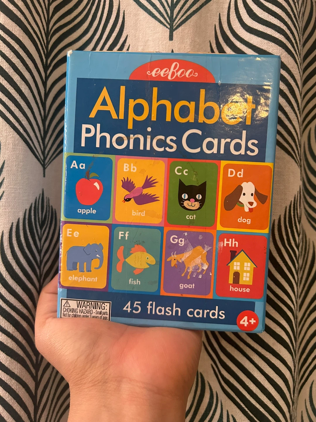 Alphabet phonics cards 45 flash cards